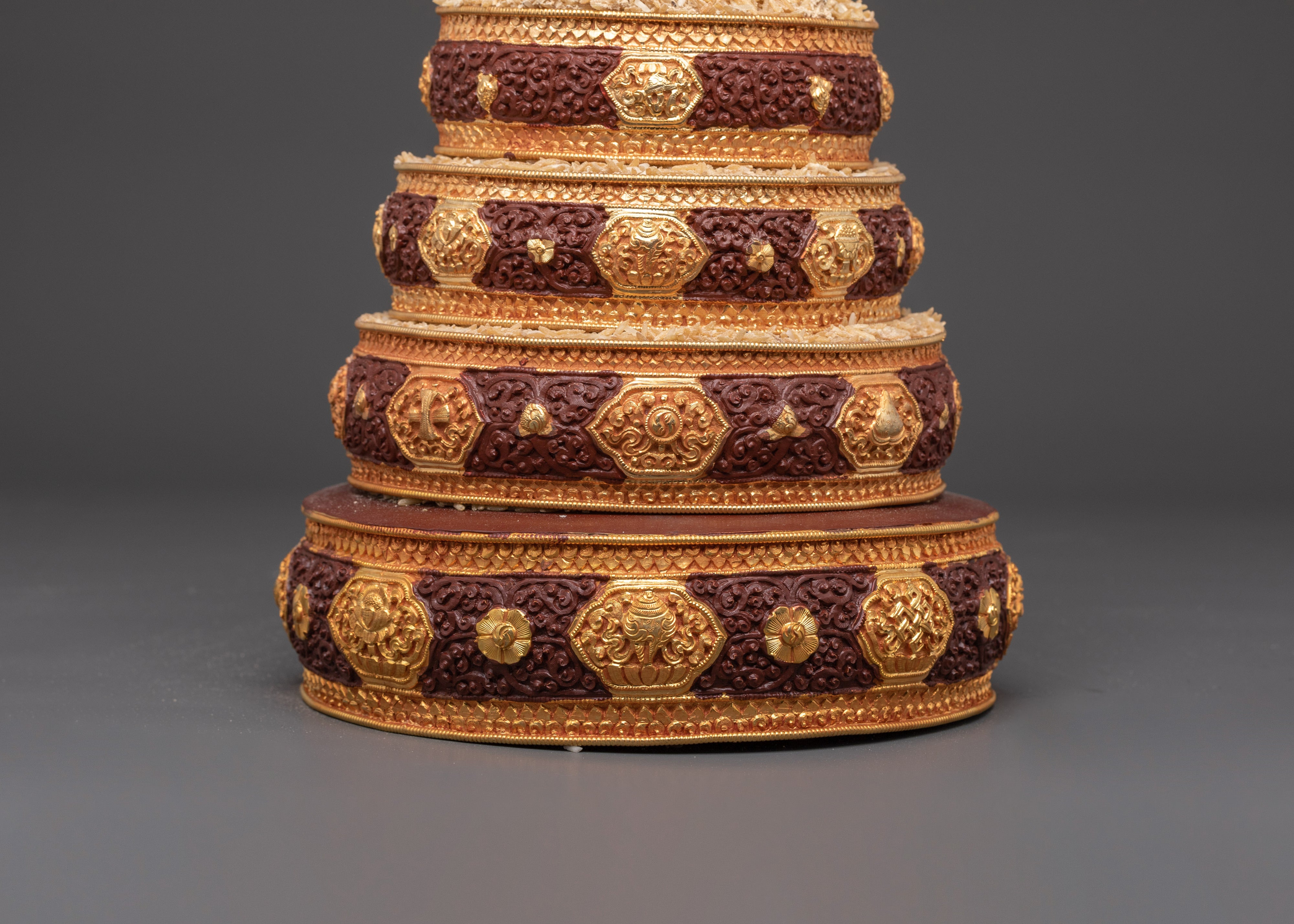 Handmade Buddhist Altar Mandala Set | Tibetan Buddhist Altar