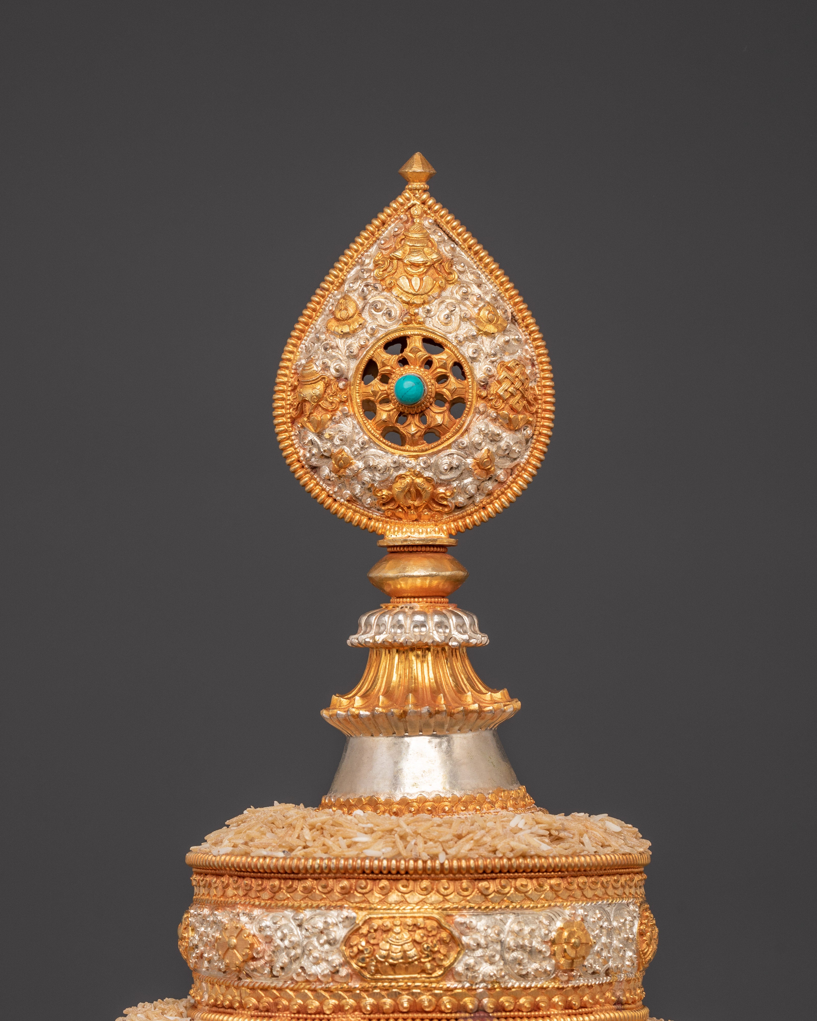 Gold And Silver Plated Mandala Set | Sacred Tool for Meditation & Rituals