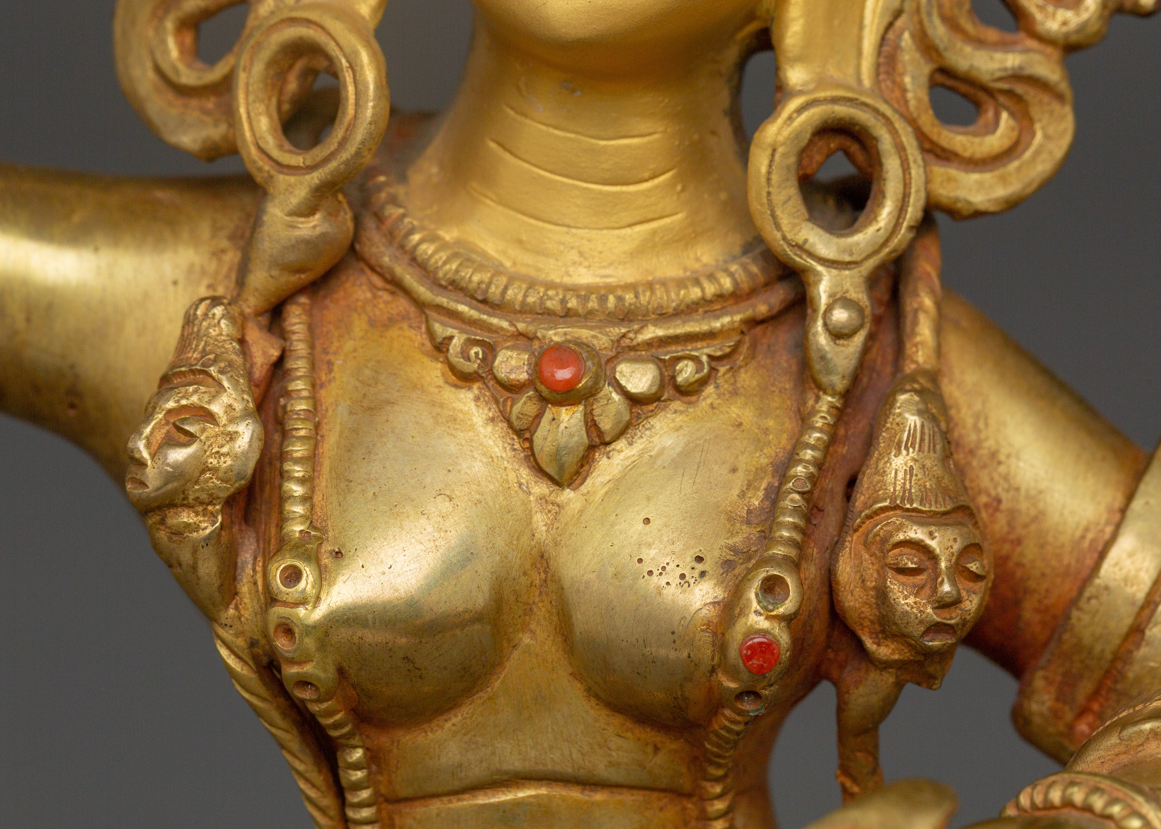 Dorje Phagmo Gold Plated Statue | Spiritual Protection
