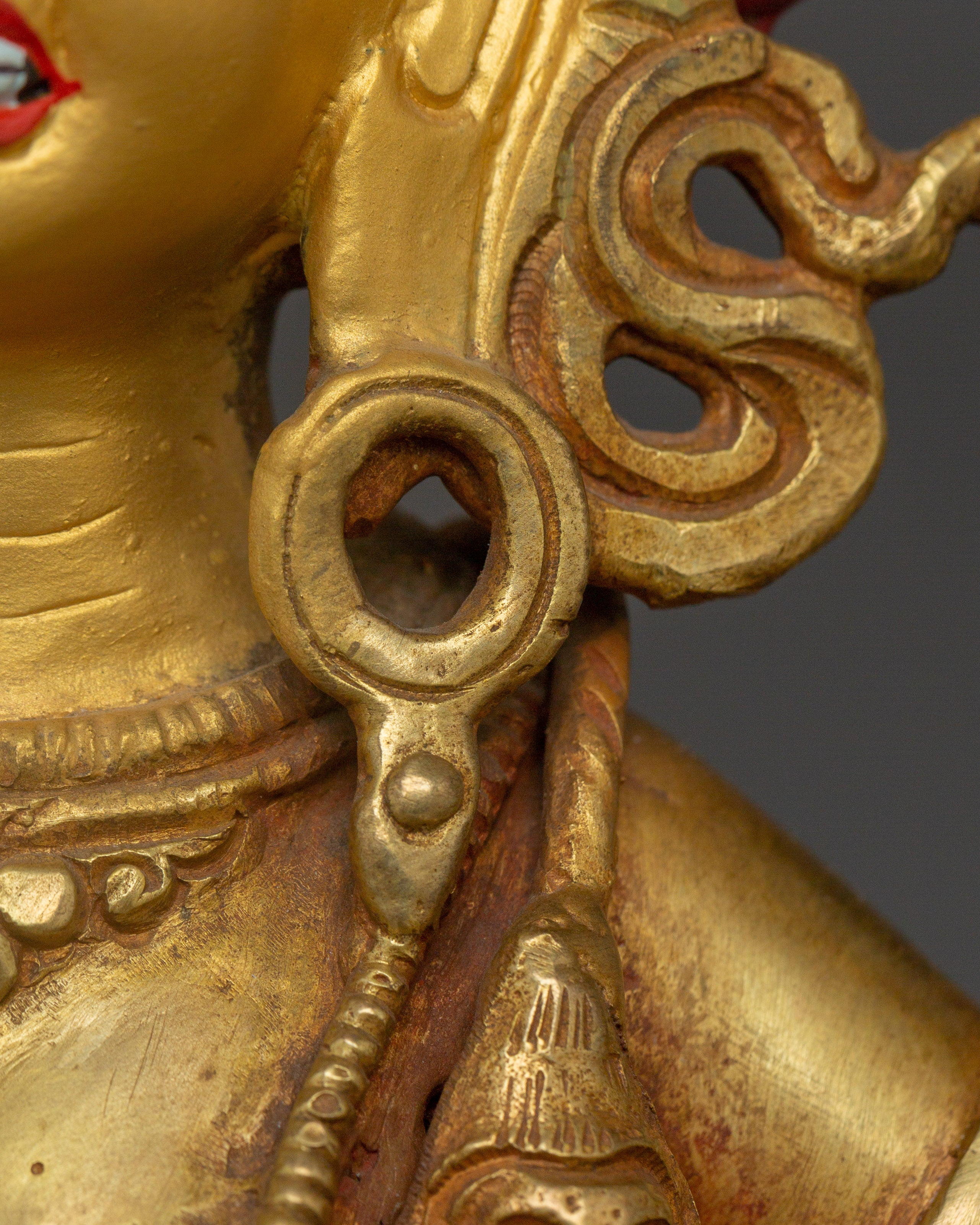 Dorje Phagmo Gold Plated Statue | Spiritual Protection