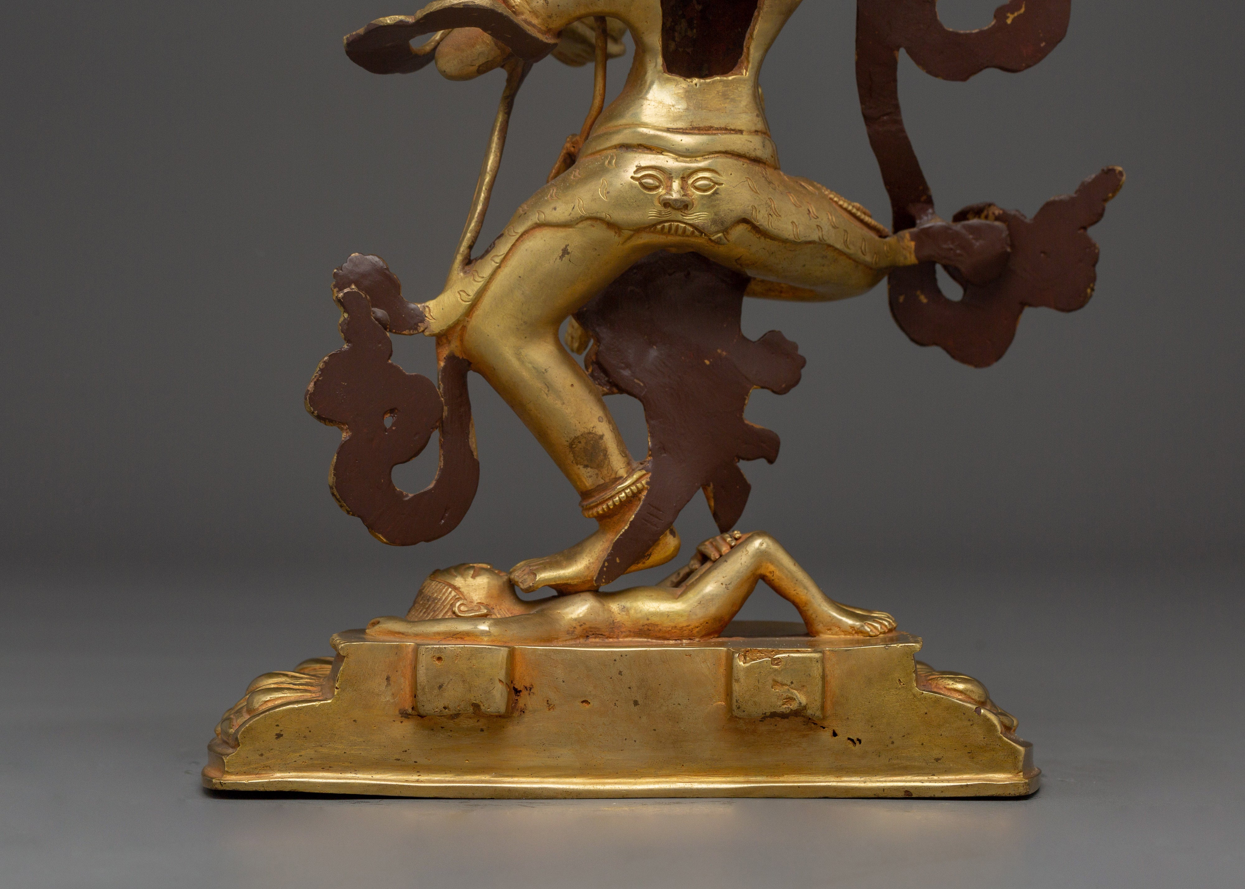 Dorje Phagmo Gold Plated Statue | Spiritual Protection