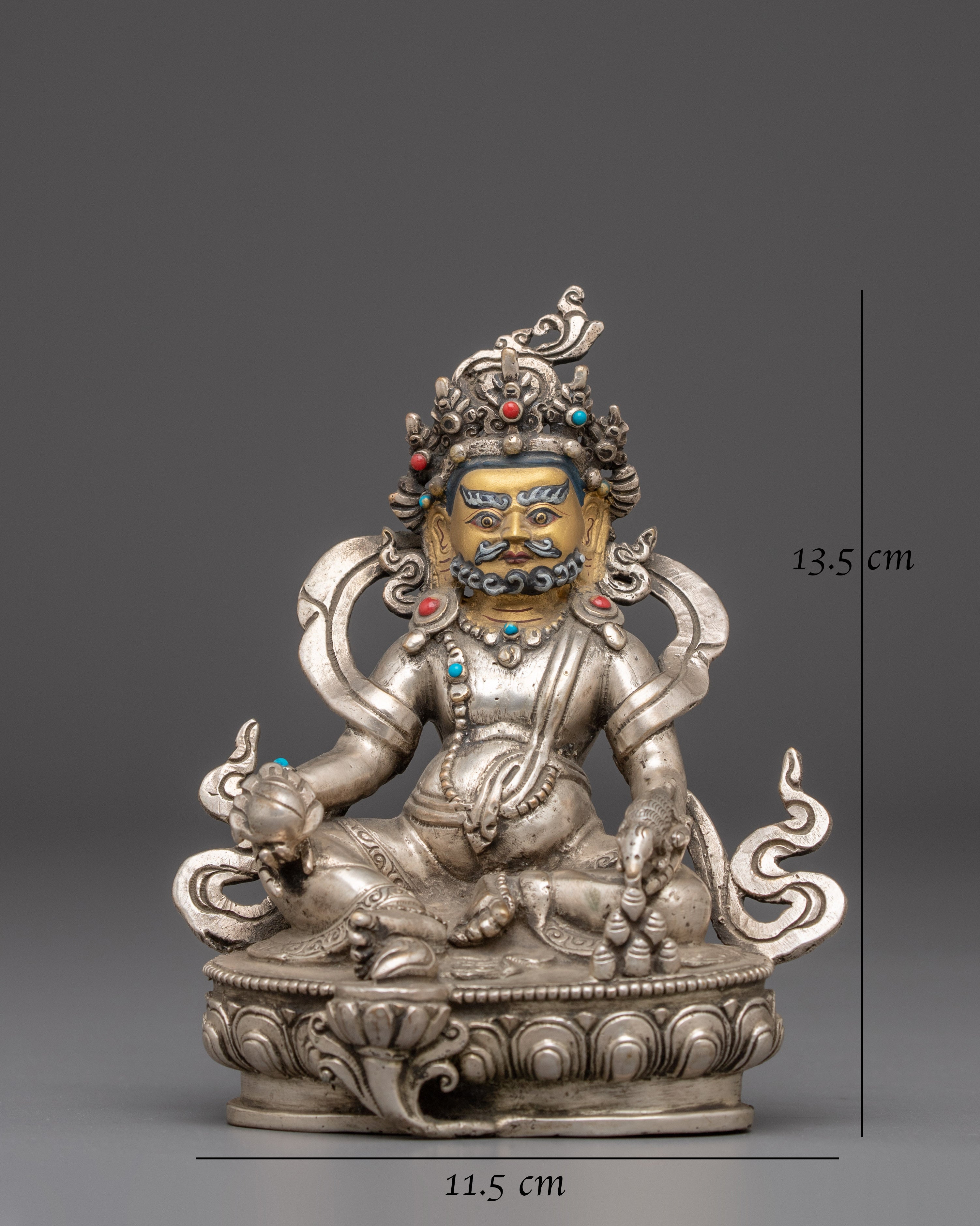 Statue of Wealth Deity Dzambhala | Spiritual Zen Artwork