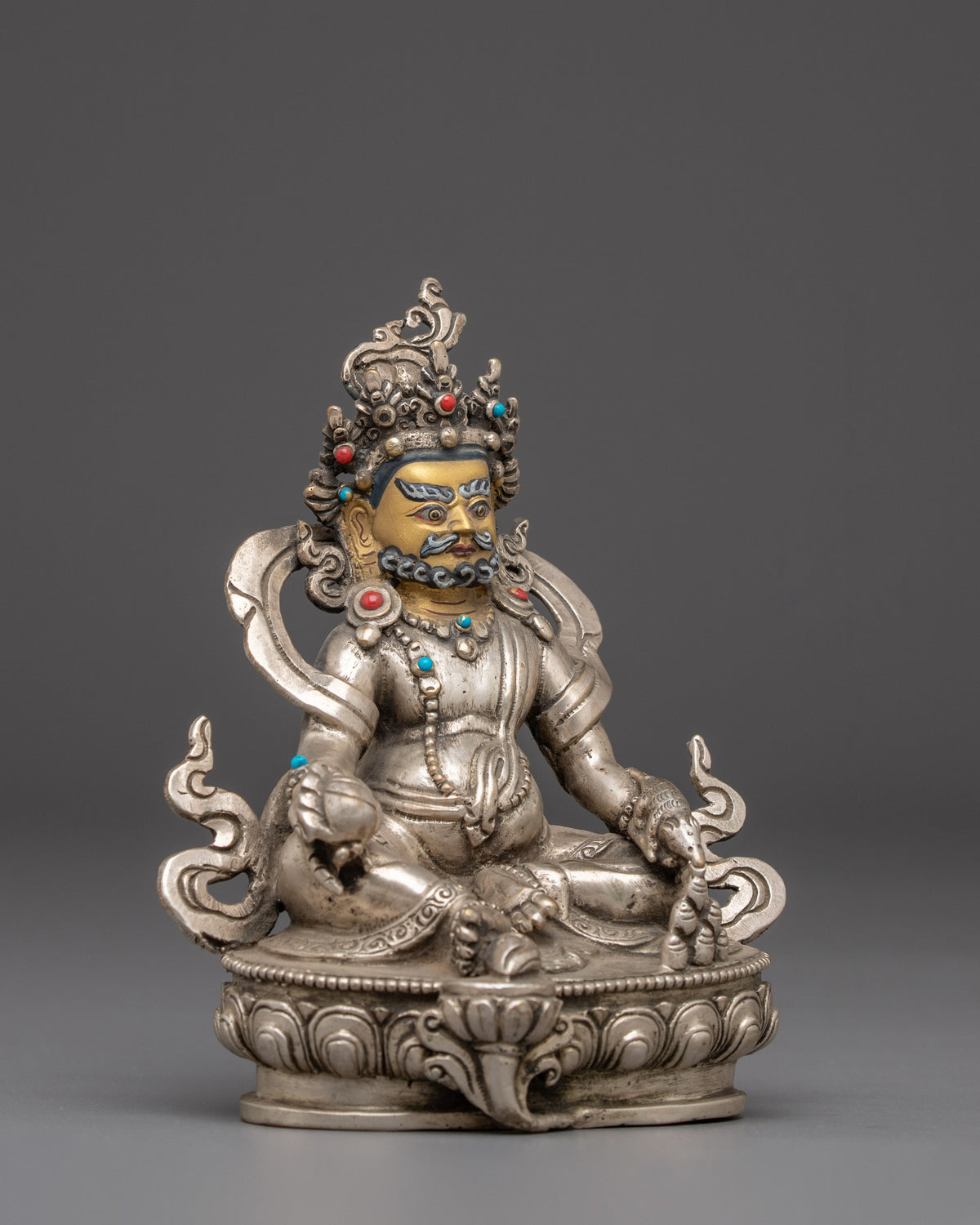 Statue of Wealth Deity Dzambhala | Spiritual Zen Artwork