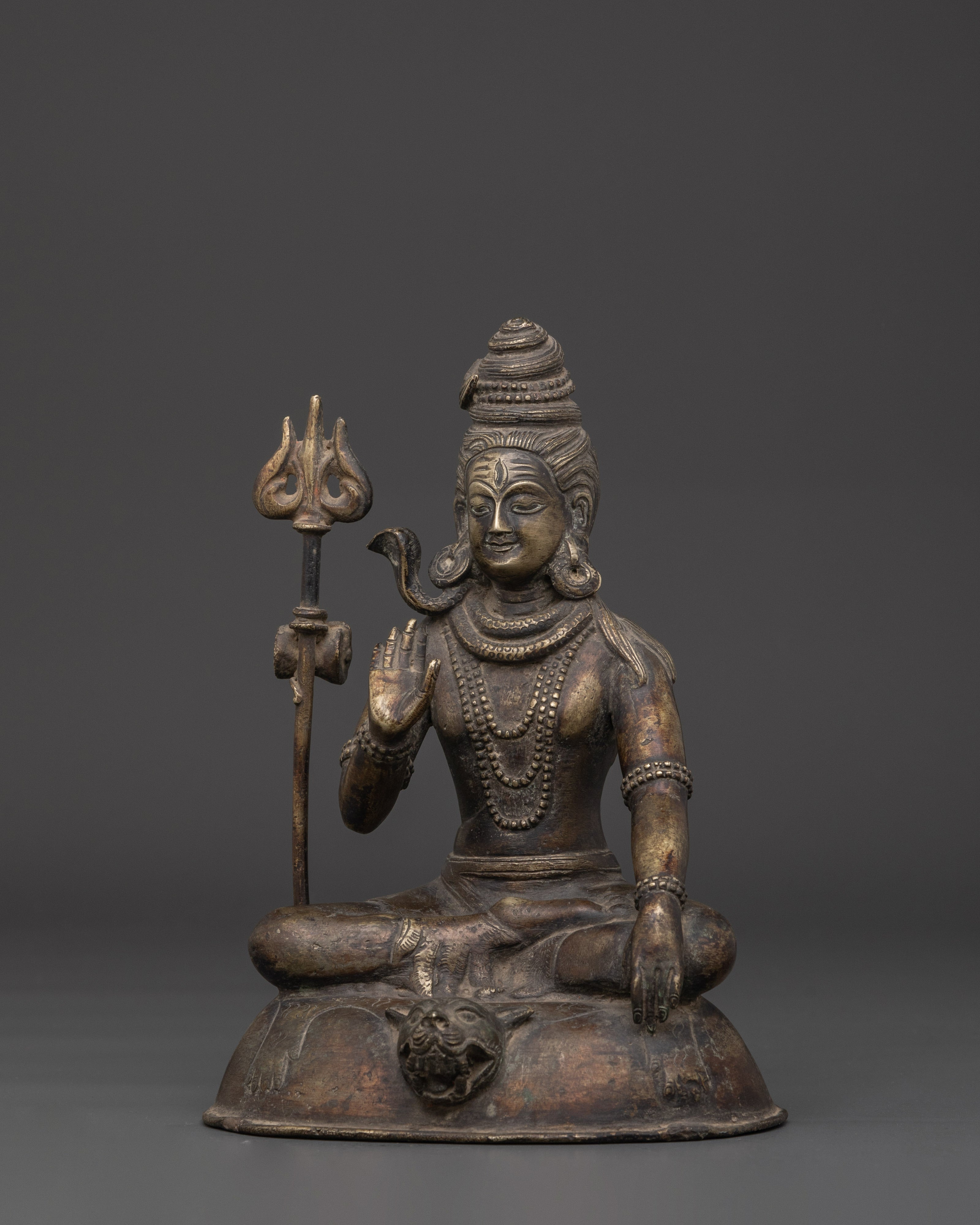 Spiritual Shiva Statue | Hindu God Idol For Meditation & Decor