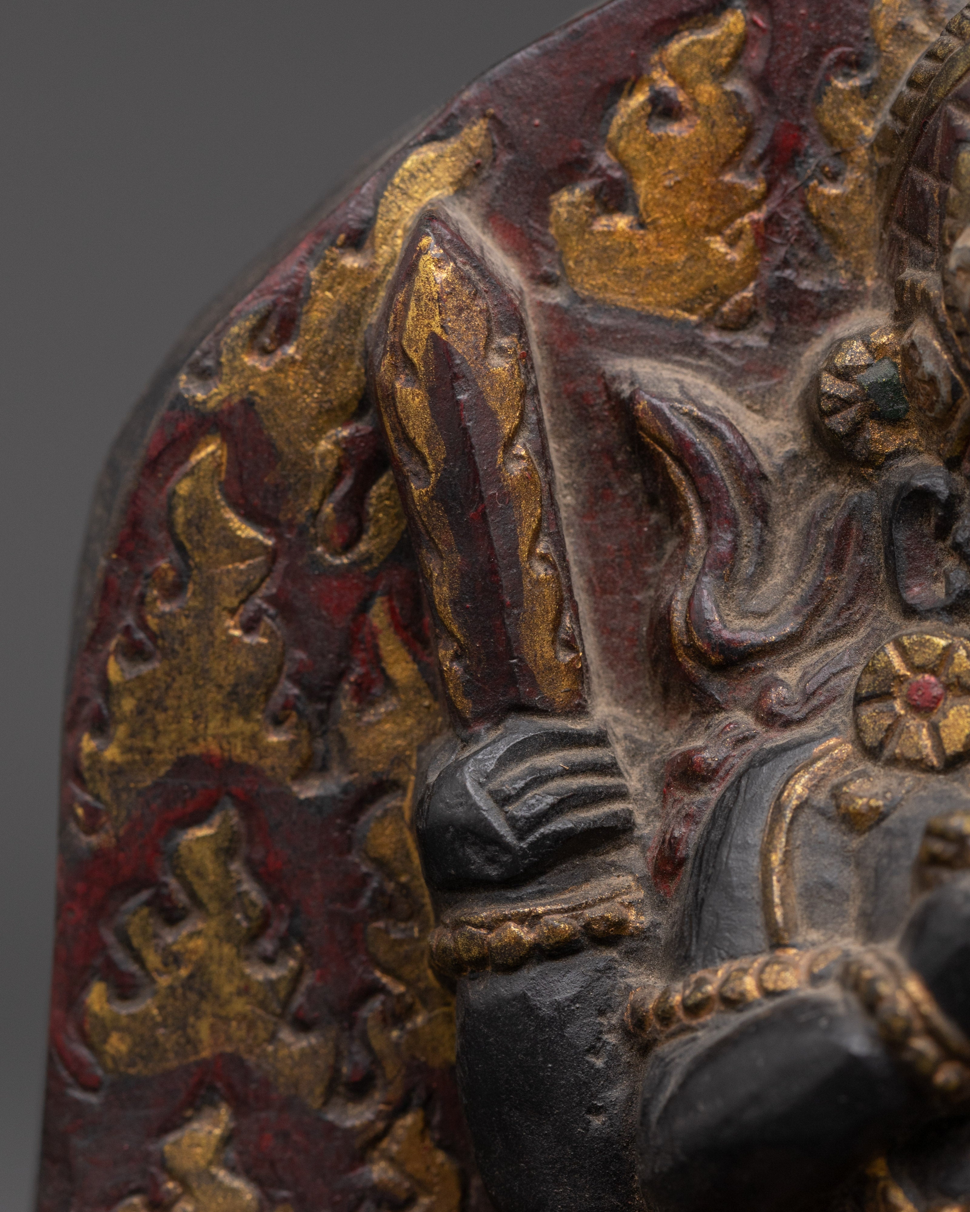 Sakya Buddhism Mahakala Statue for Protection and Transformation