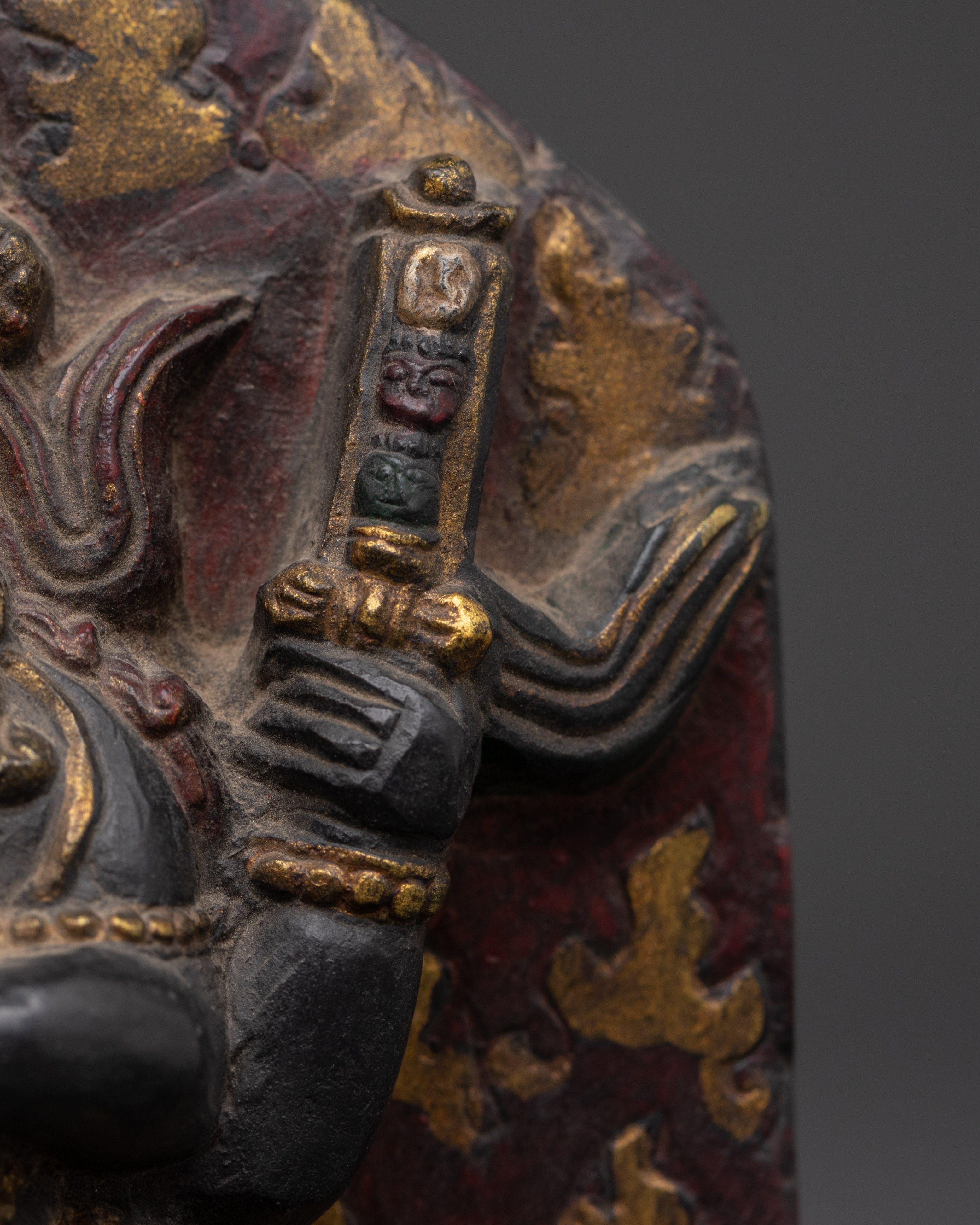 Sakya Buddhism Mahakala Statue for Protection and Transformation