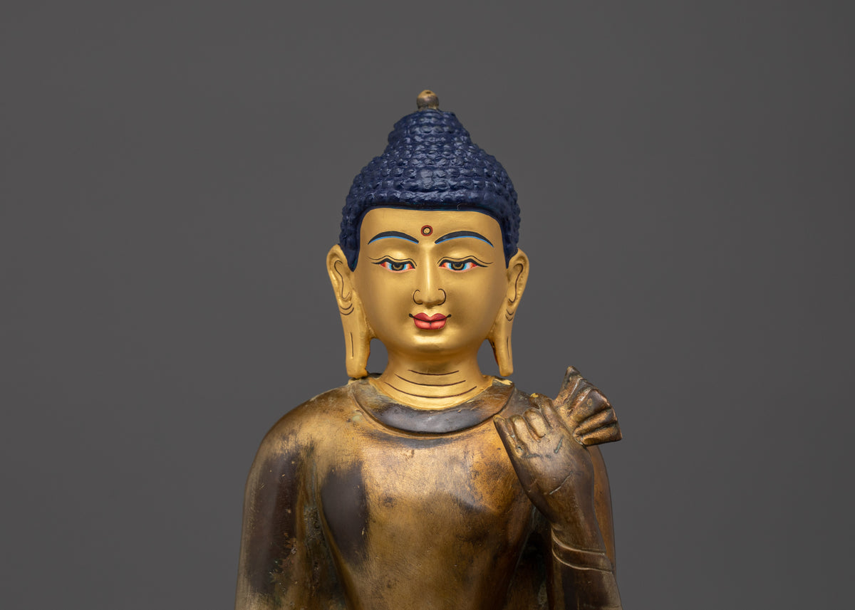 Buddha Dipankara Copper Statue | The Light of Wisdom