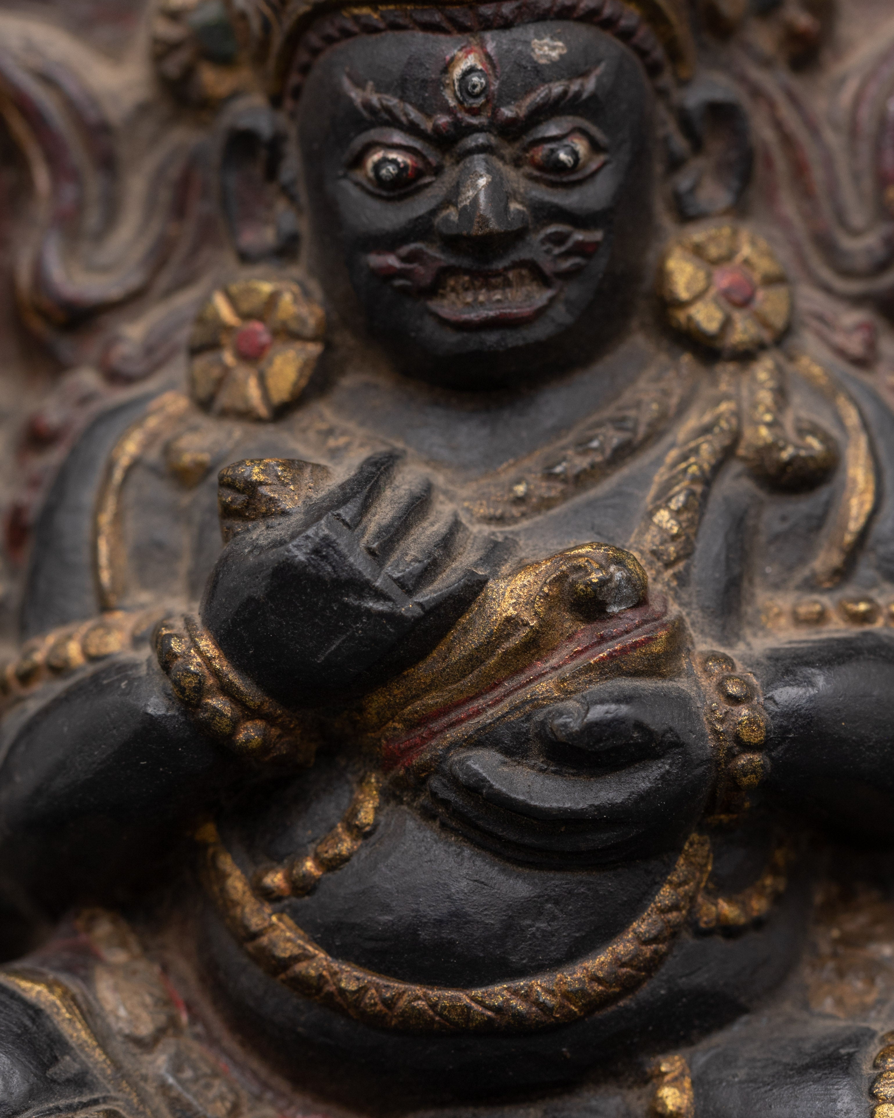 Sakya Buddhism Mahakala Statue for Protection and Transformation