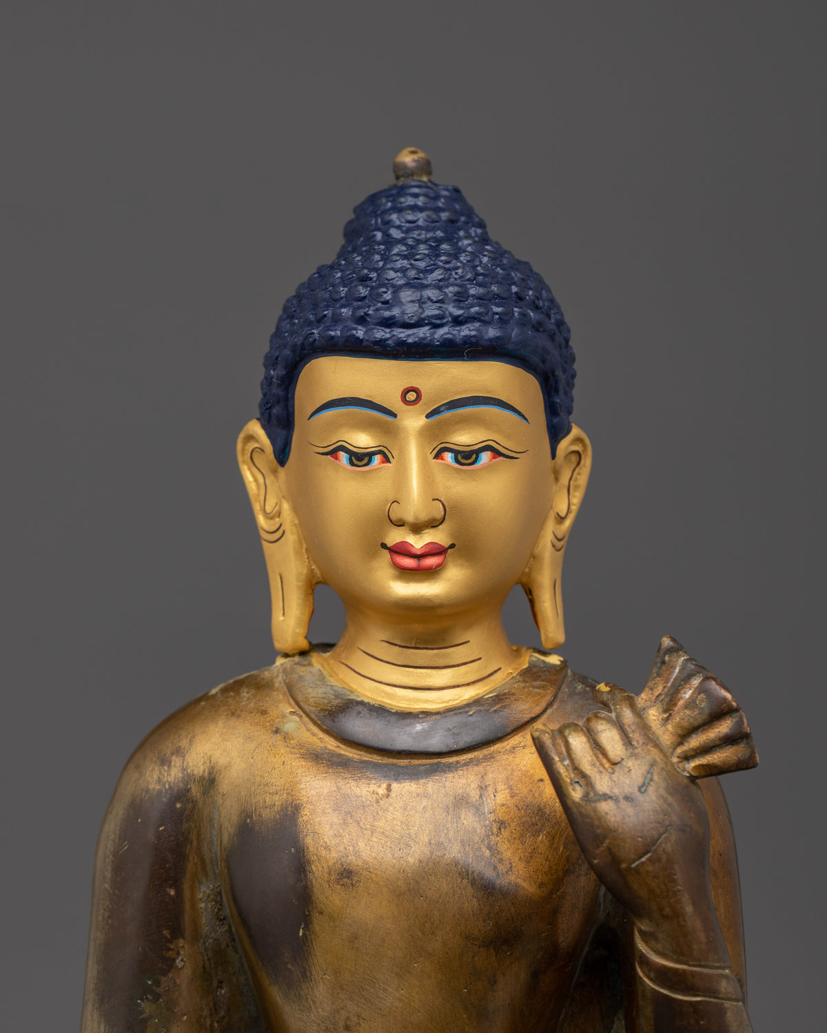 Buddha Dipankara Copper Statue | The Light of Wisdom
