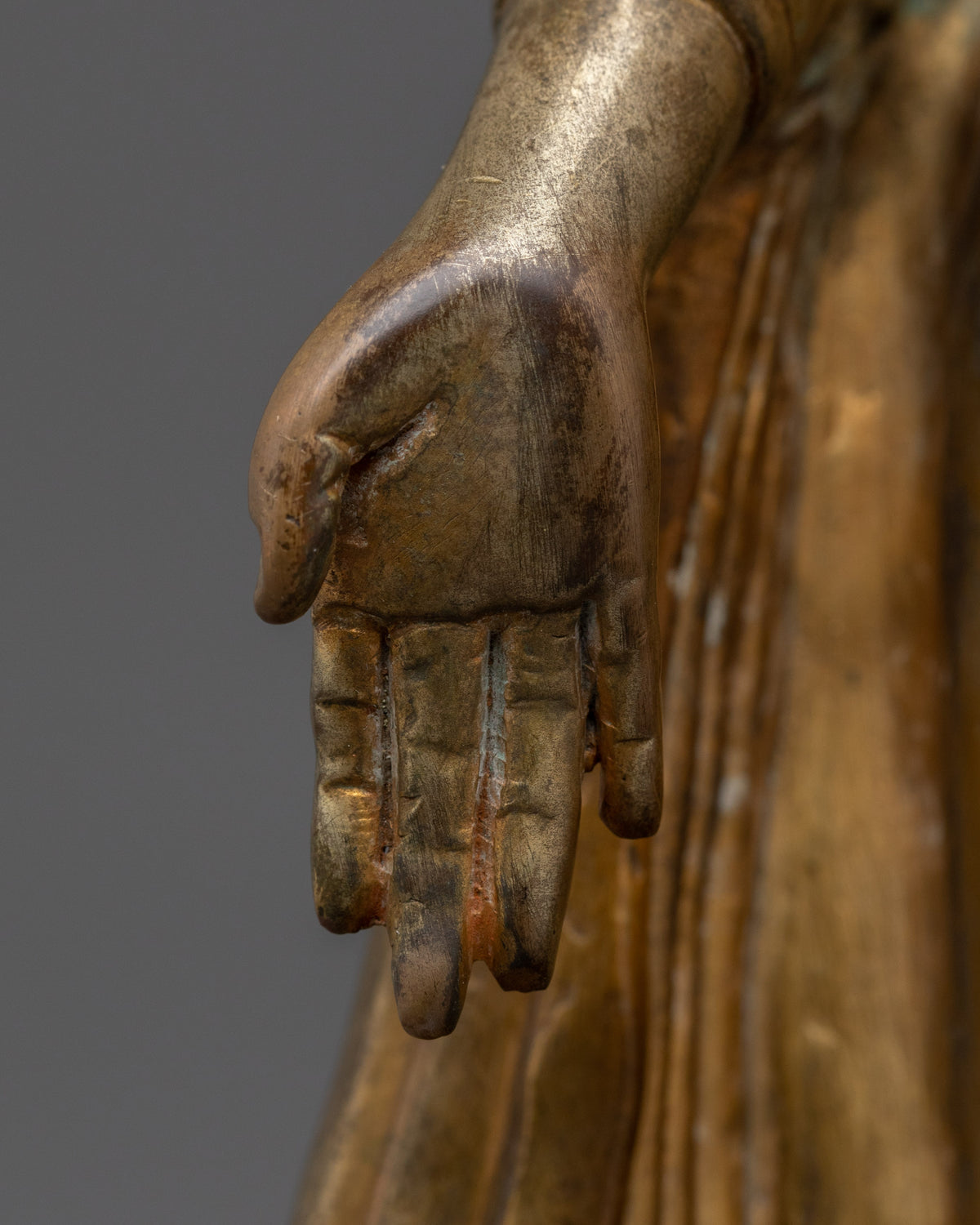 Buddha Dipankara Copper Statue | The Light of Wisdom
