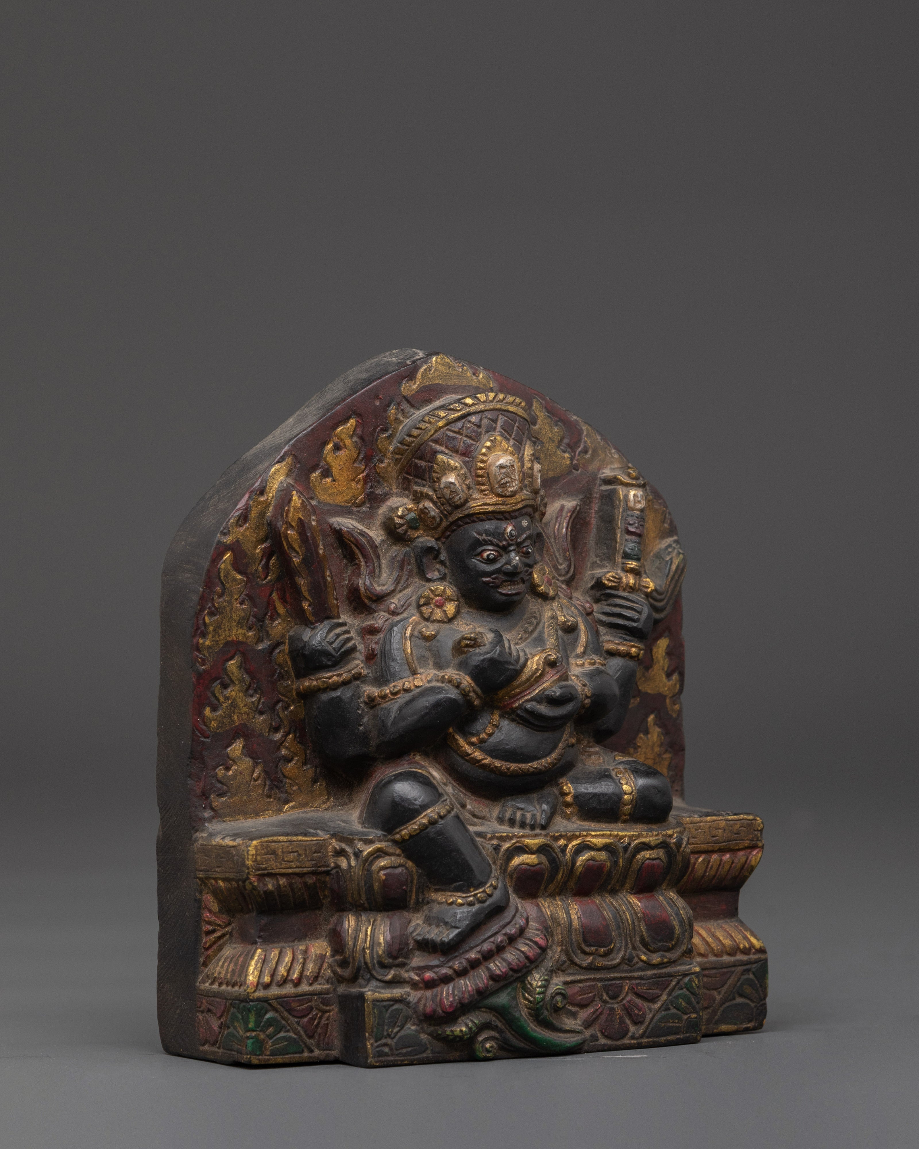 Sakya Buddhism Mahakala Statue for Protection and Transformation