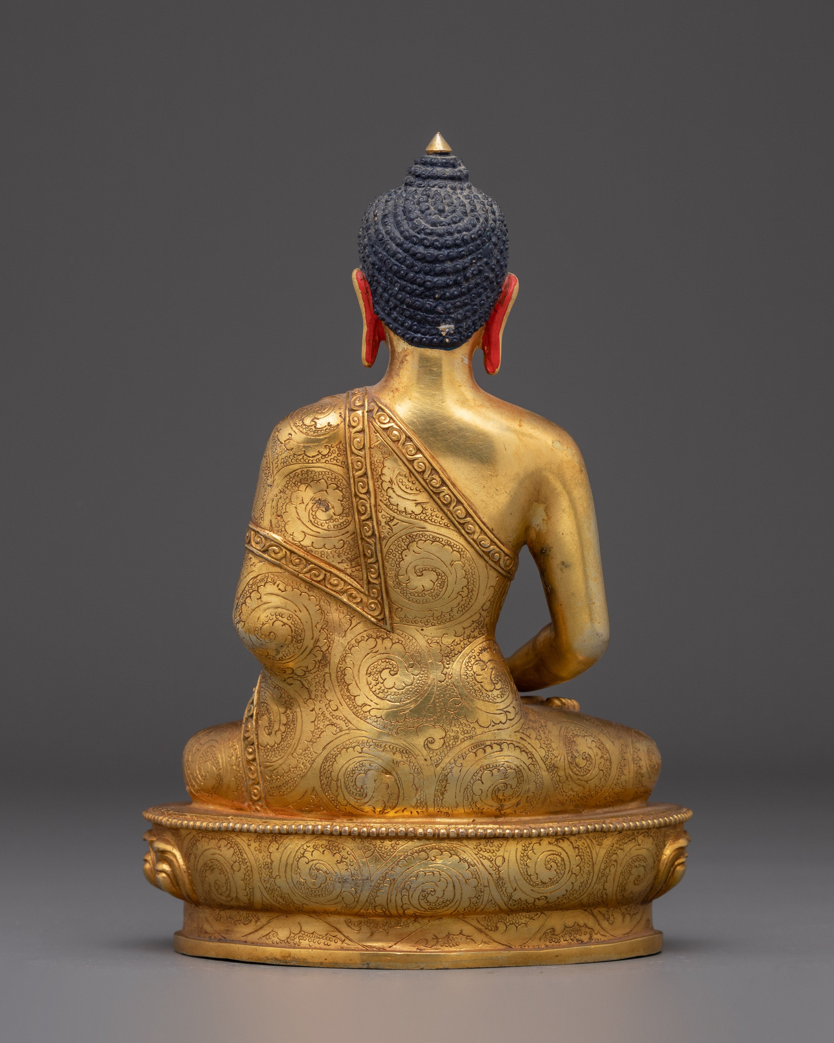 Amitabha Buddha Bodhisattva of Light | Gold-Plated Copper Spiritual Statue