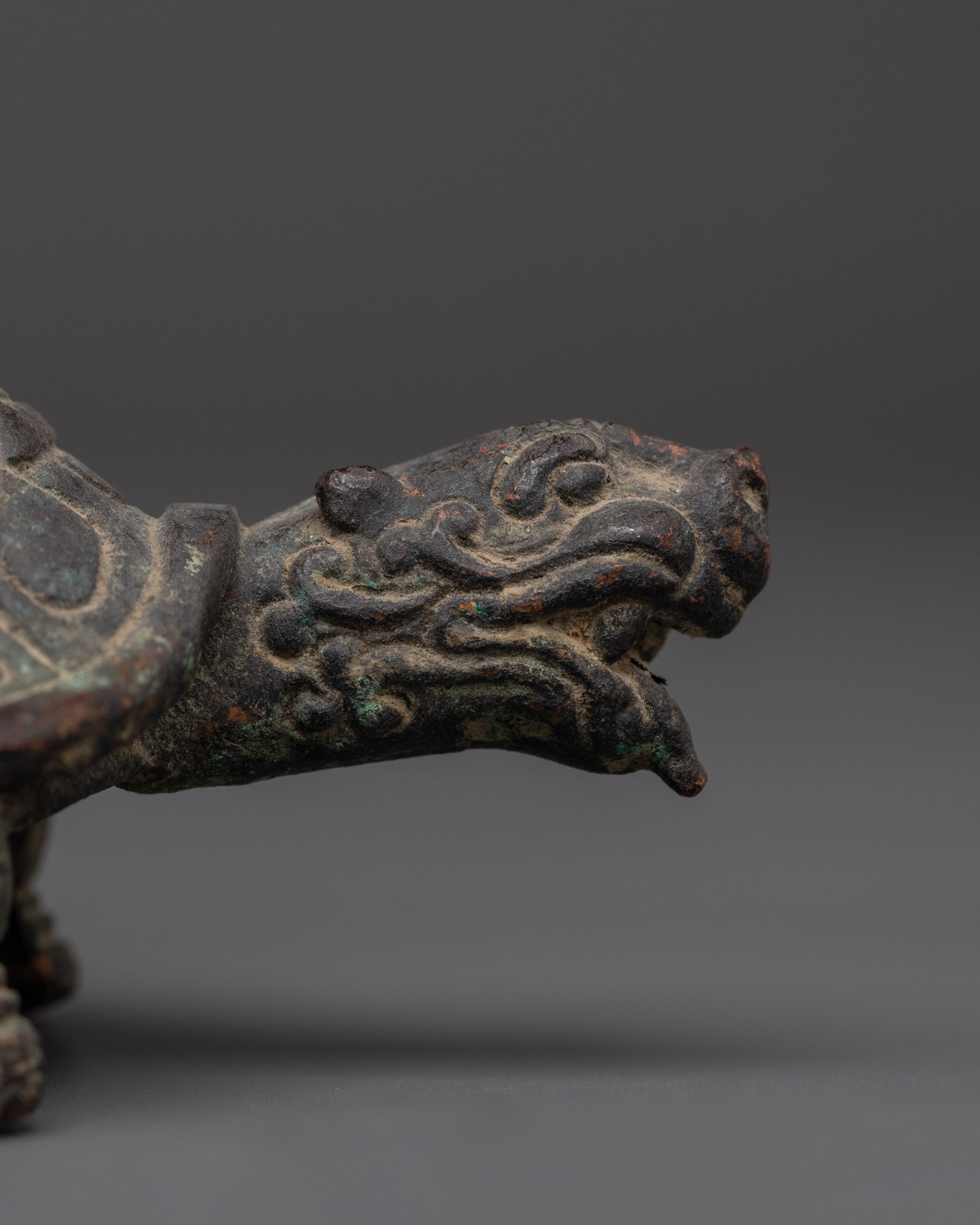 Buddha on Turtle | Spiritual Copper Sculpture