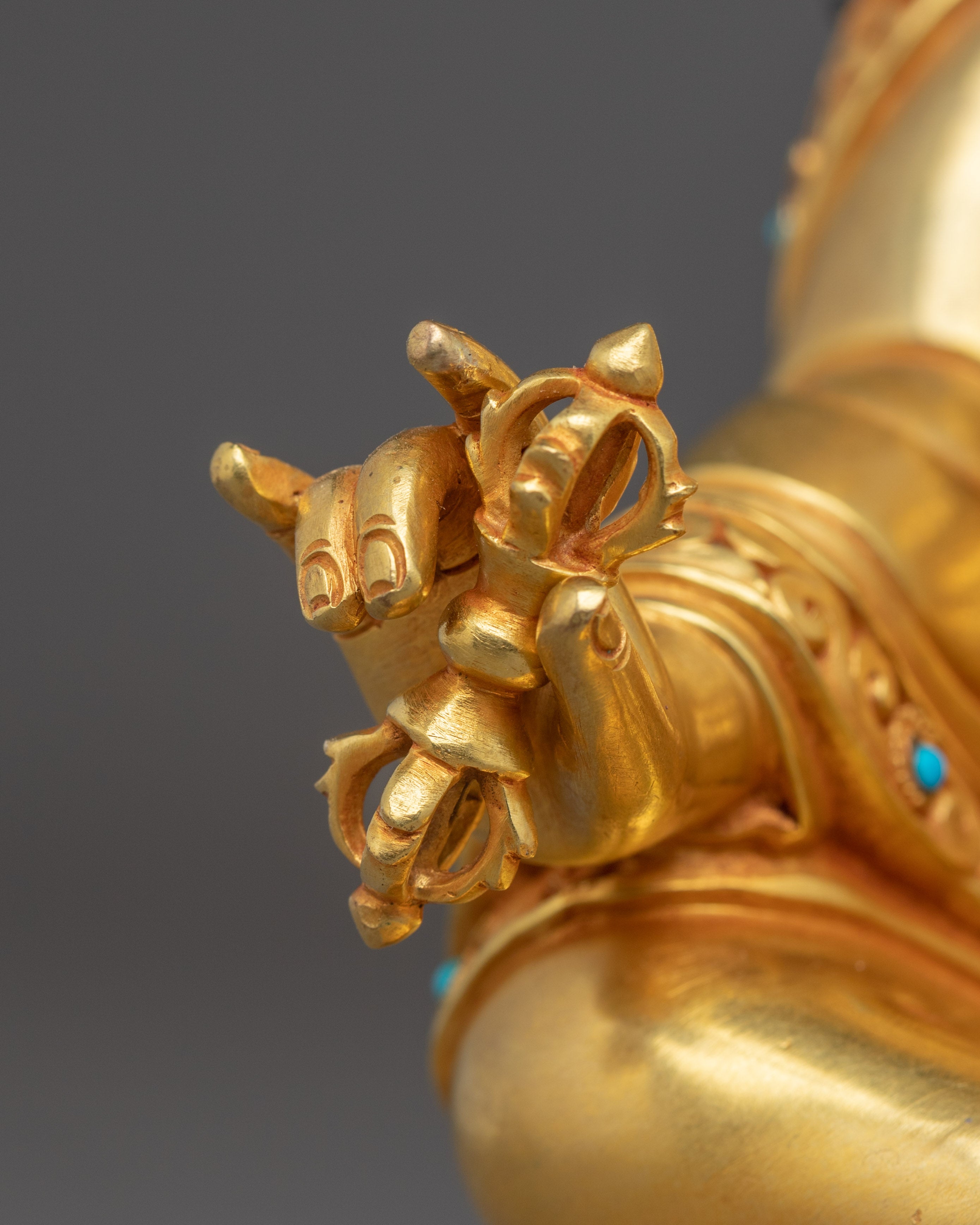 Golden Guru Padmasambhava Statue | Discover Enlightenment