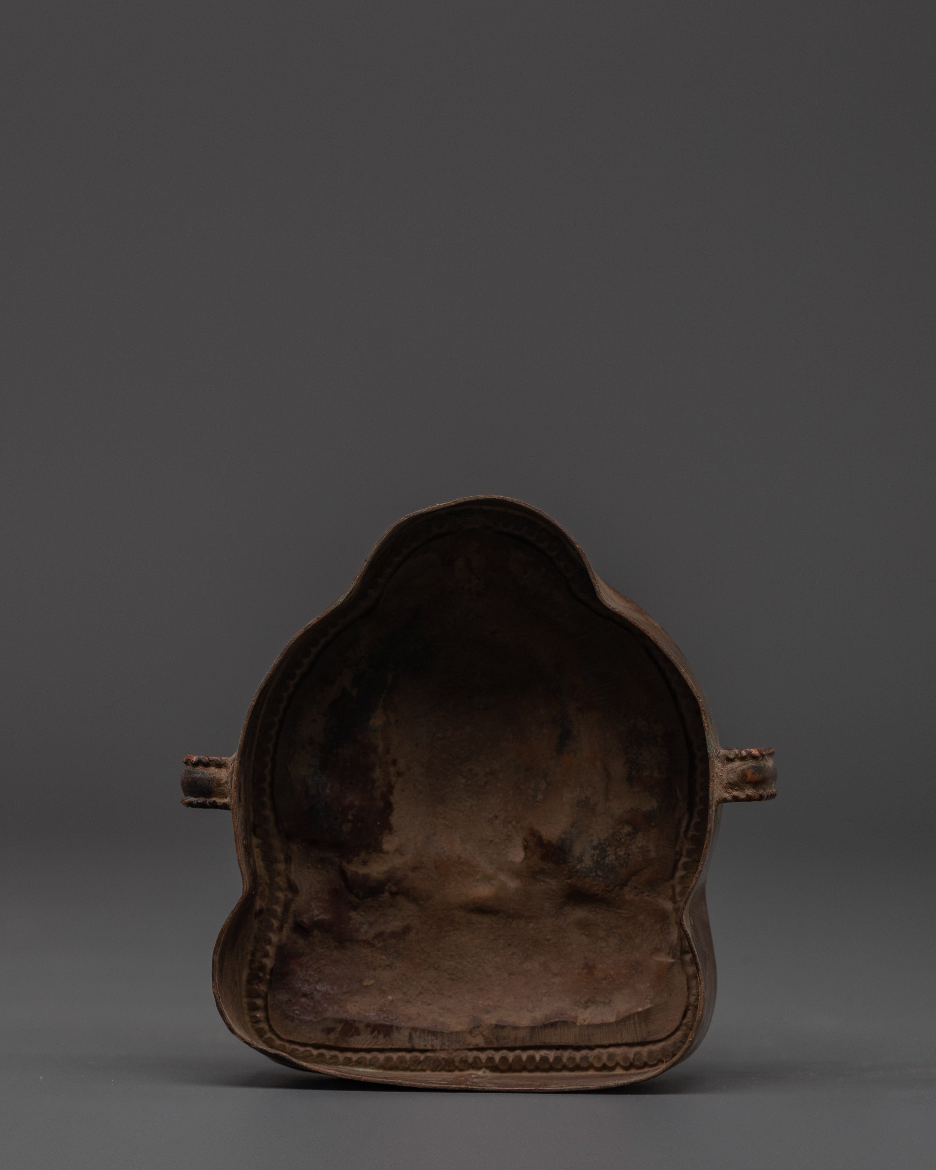 Sacred Mantra Ghau Box | Tibetan Buddhist Copper Prayer Box