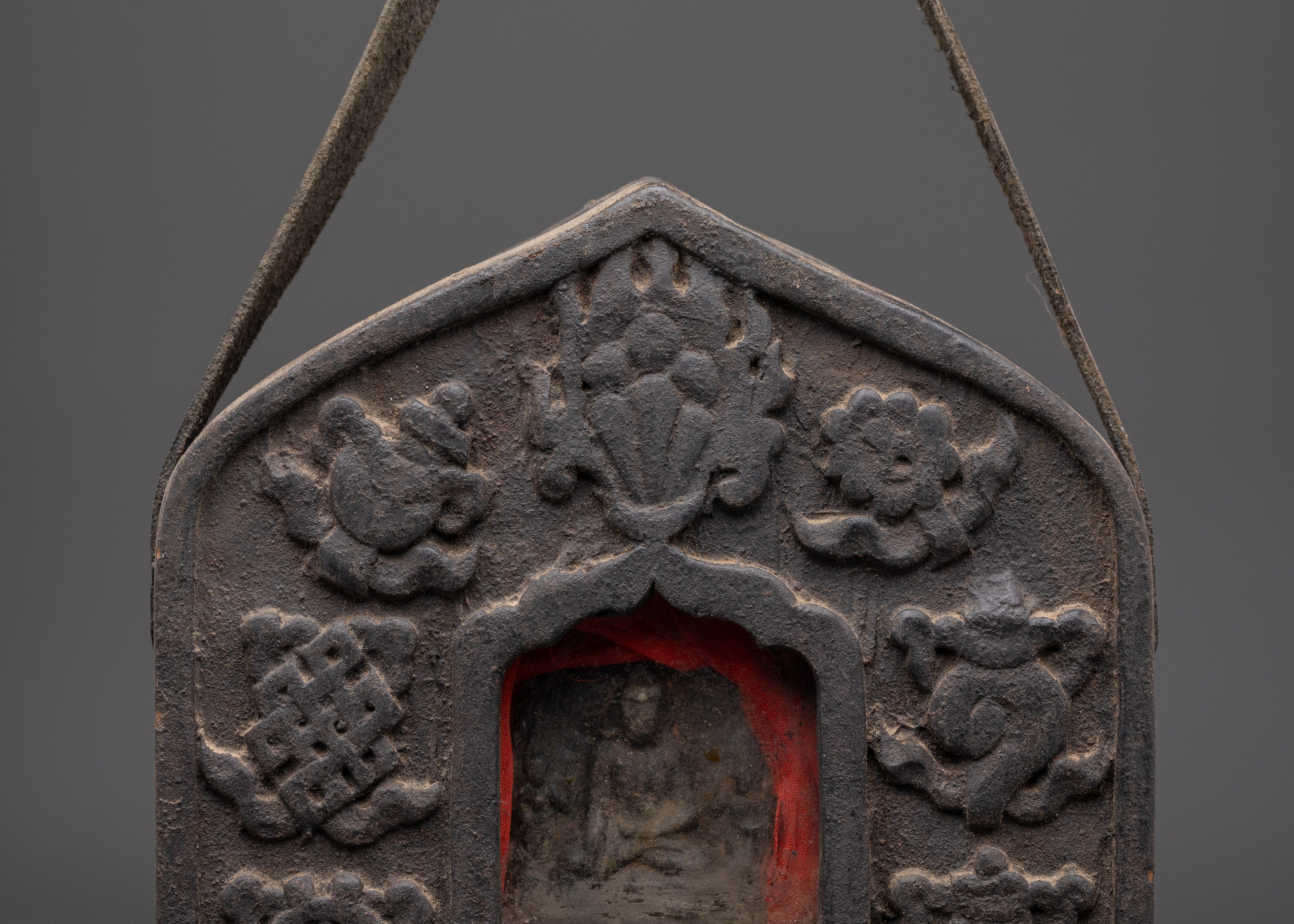 Handcrafted Ghau Box for Ceremony | Copper Buddhist Ritual Shrine