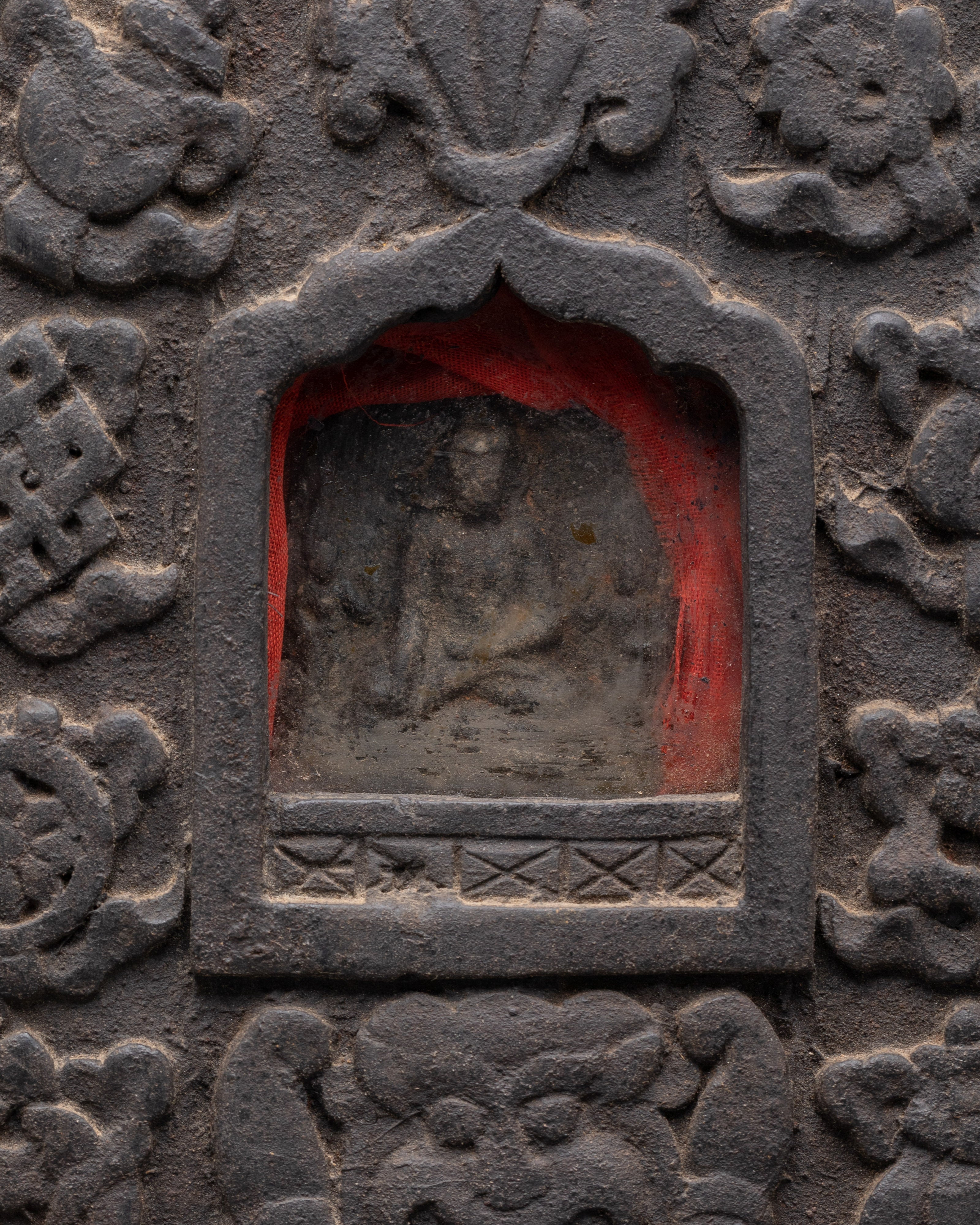 Handcrafted Ghau Box for Ceremony | Copper Buddhist Ritual Shrine