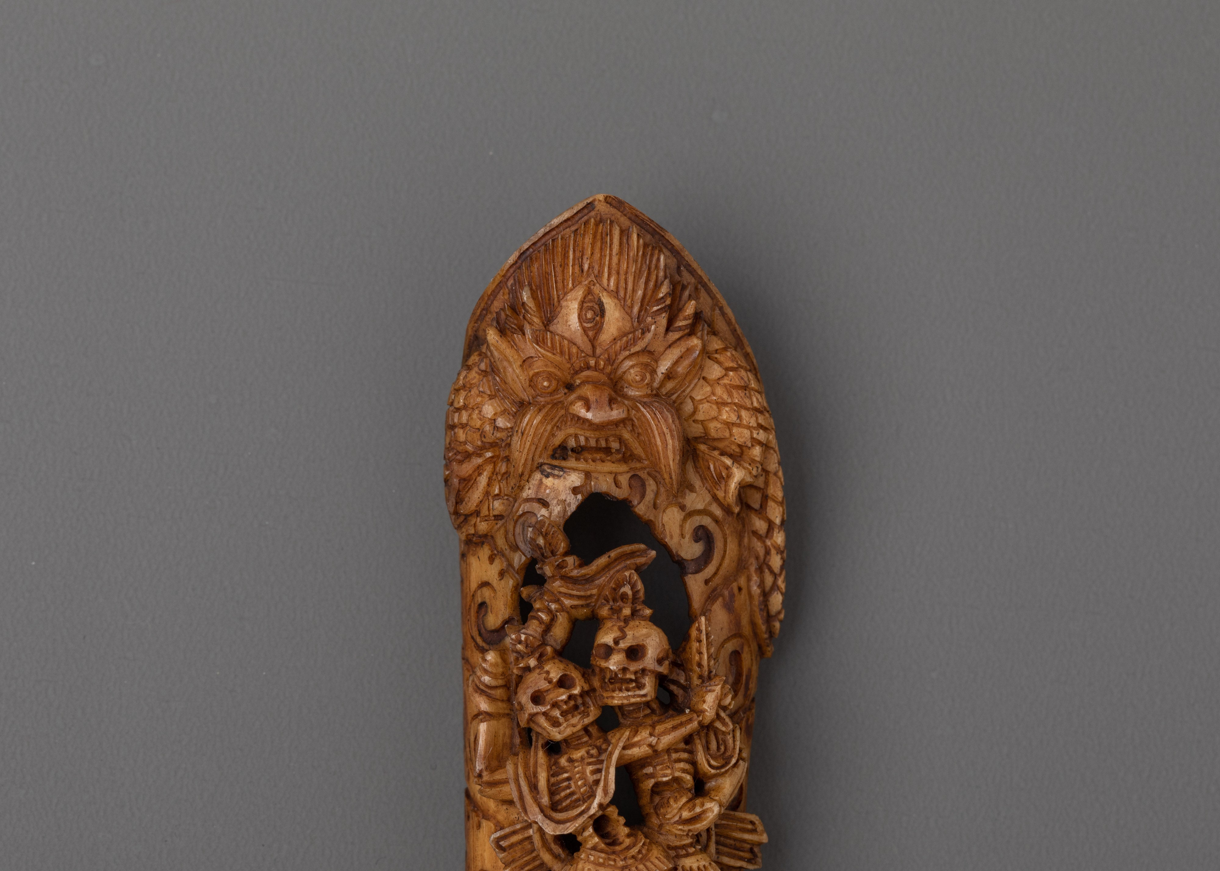 Handmade Chitipati Bone Carving | Spiritual Himalayan Artifact