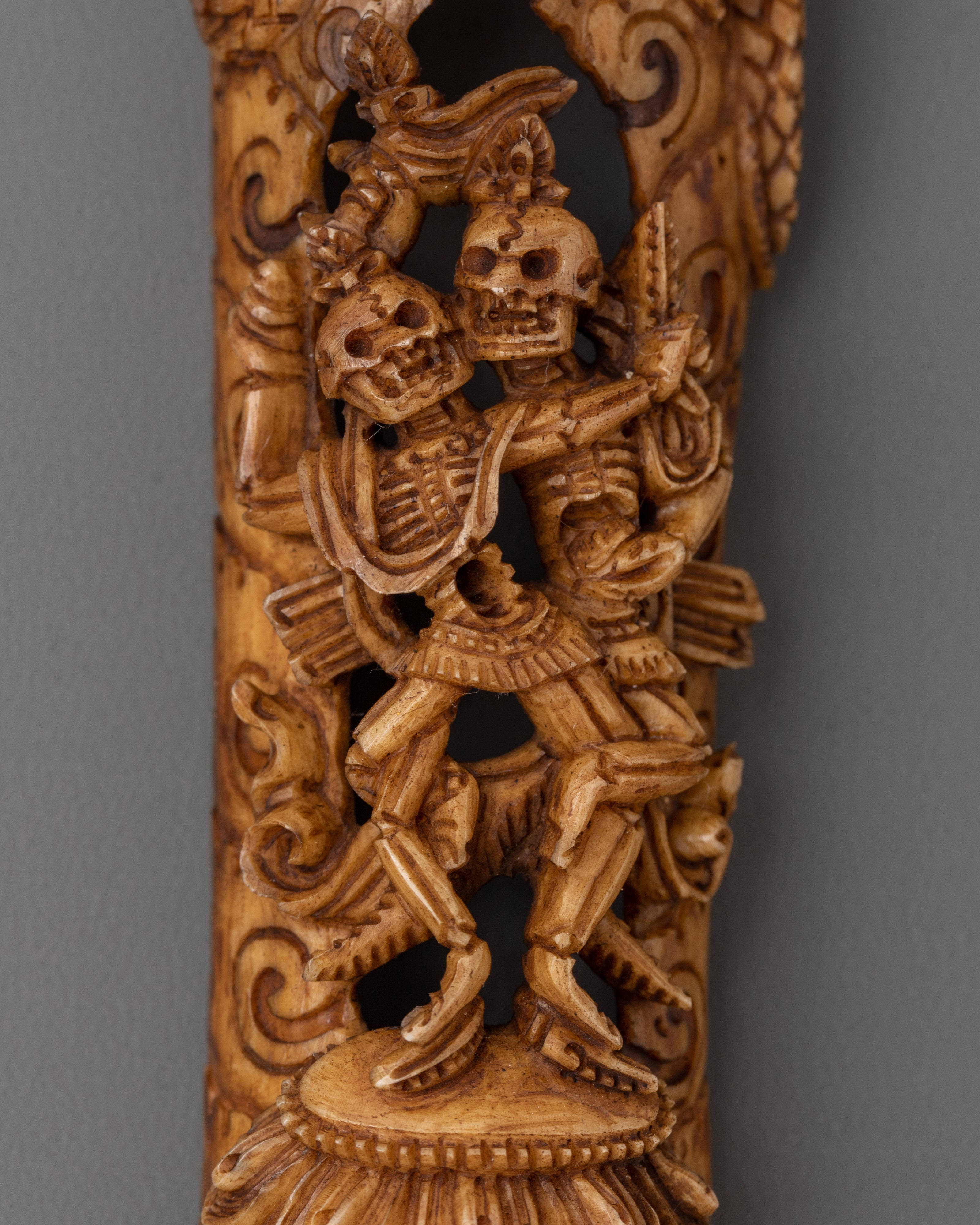 Handmade Chitipati Bone Carving | Spiritual Himalayan Artifact