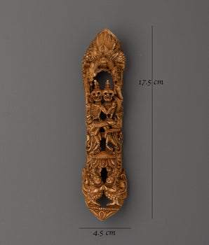 Handmade Tibetan Chitipati Carving | Ethically Sourced Yak Bone Art