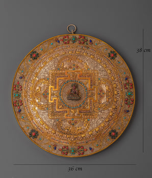 Traditional Handcrafted Wall Hanging | Sacred Buddhist Art