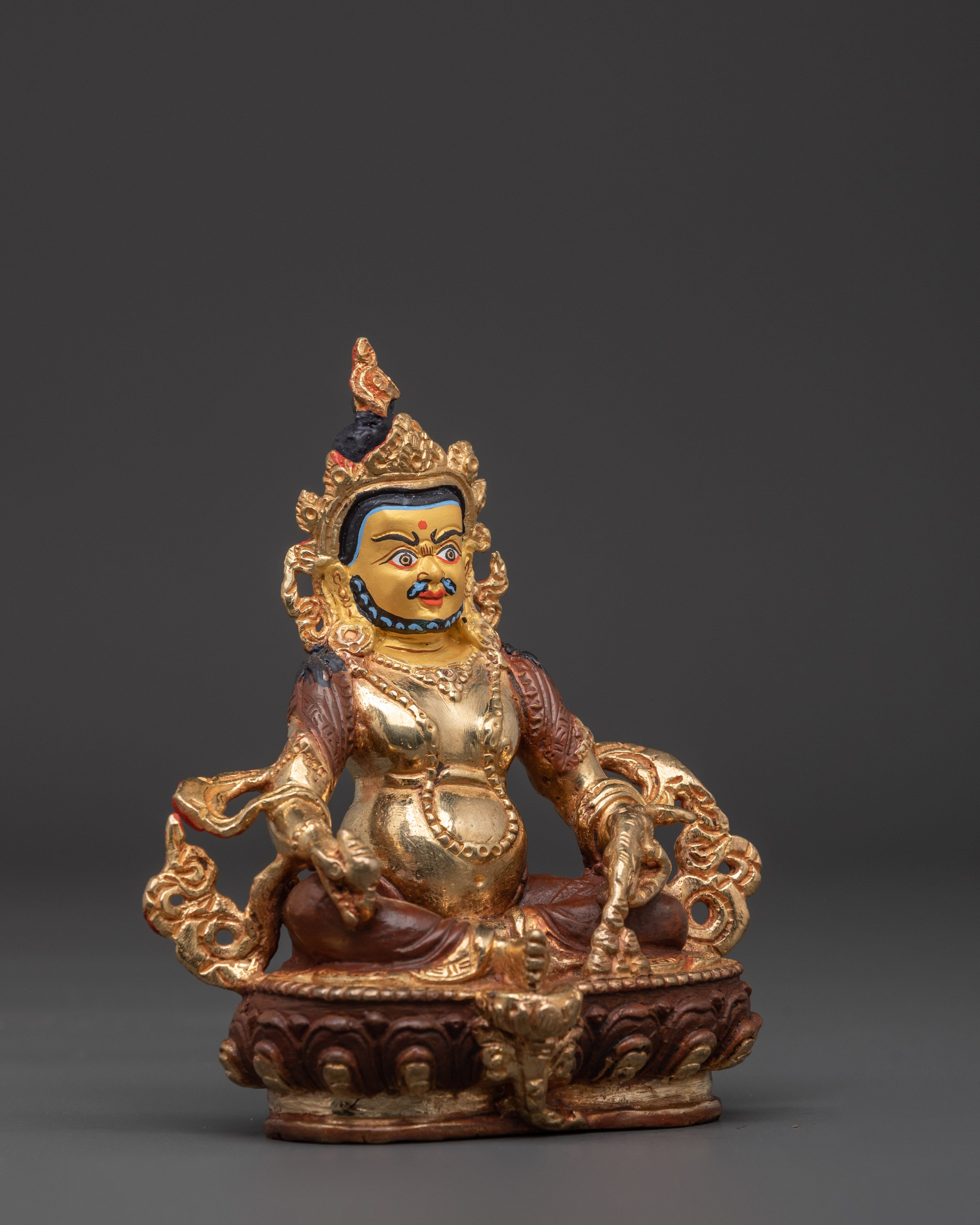 Handcrafted Dzambala Statue | Spiritual Prosperity Decor