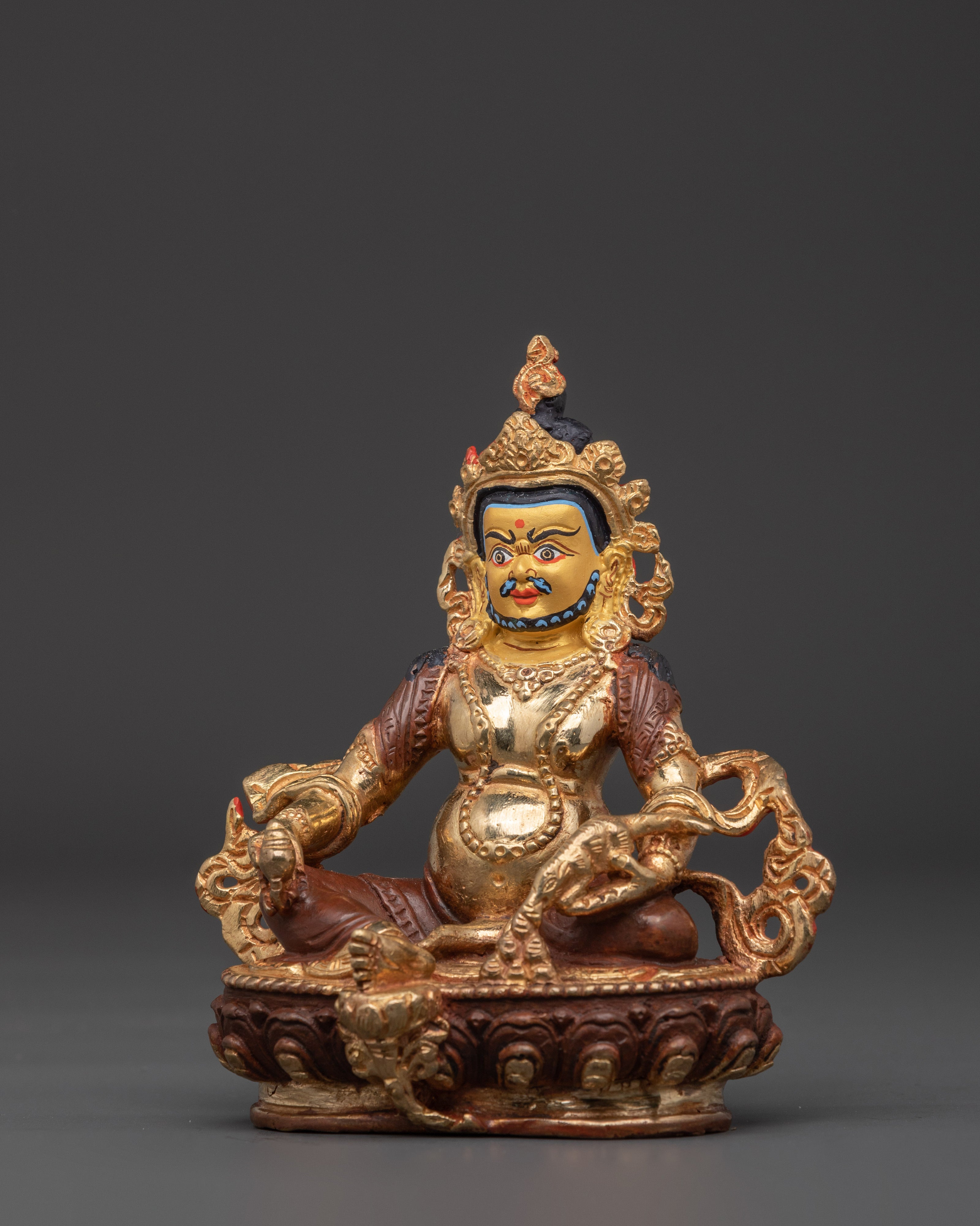 Handcrafted Dzambala Statue | Spiritual Prosperity Decor