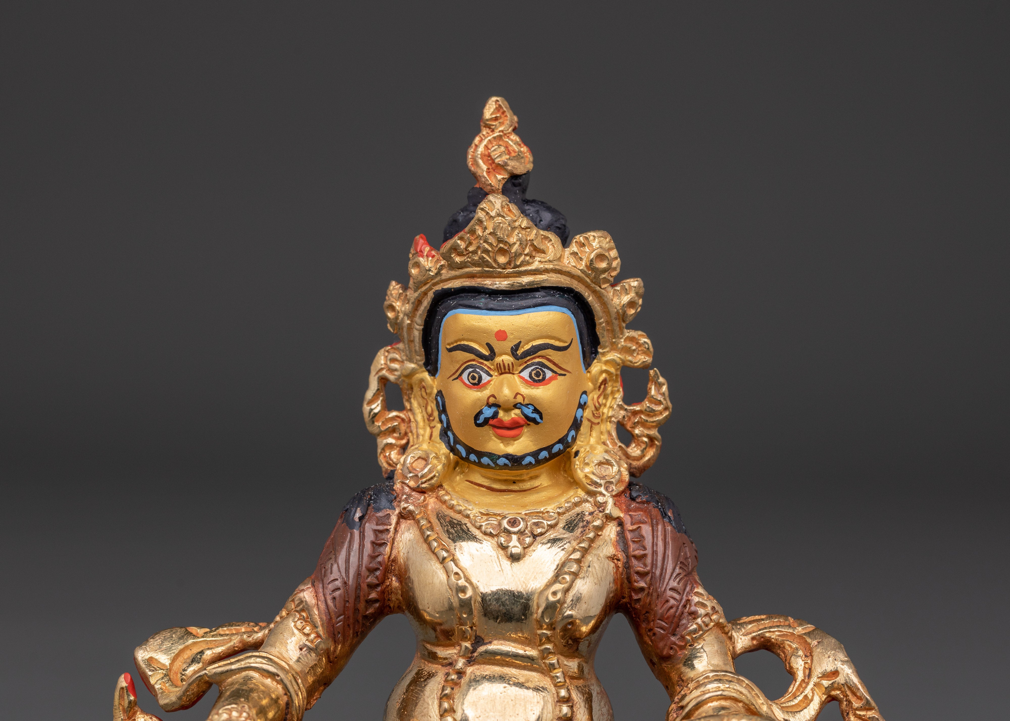 Handcrafted Dzambala Statue | Spiritual Prosperity Decor