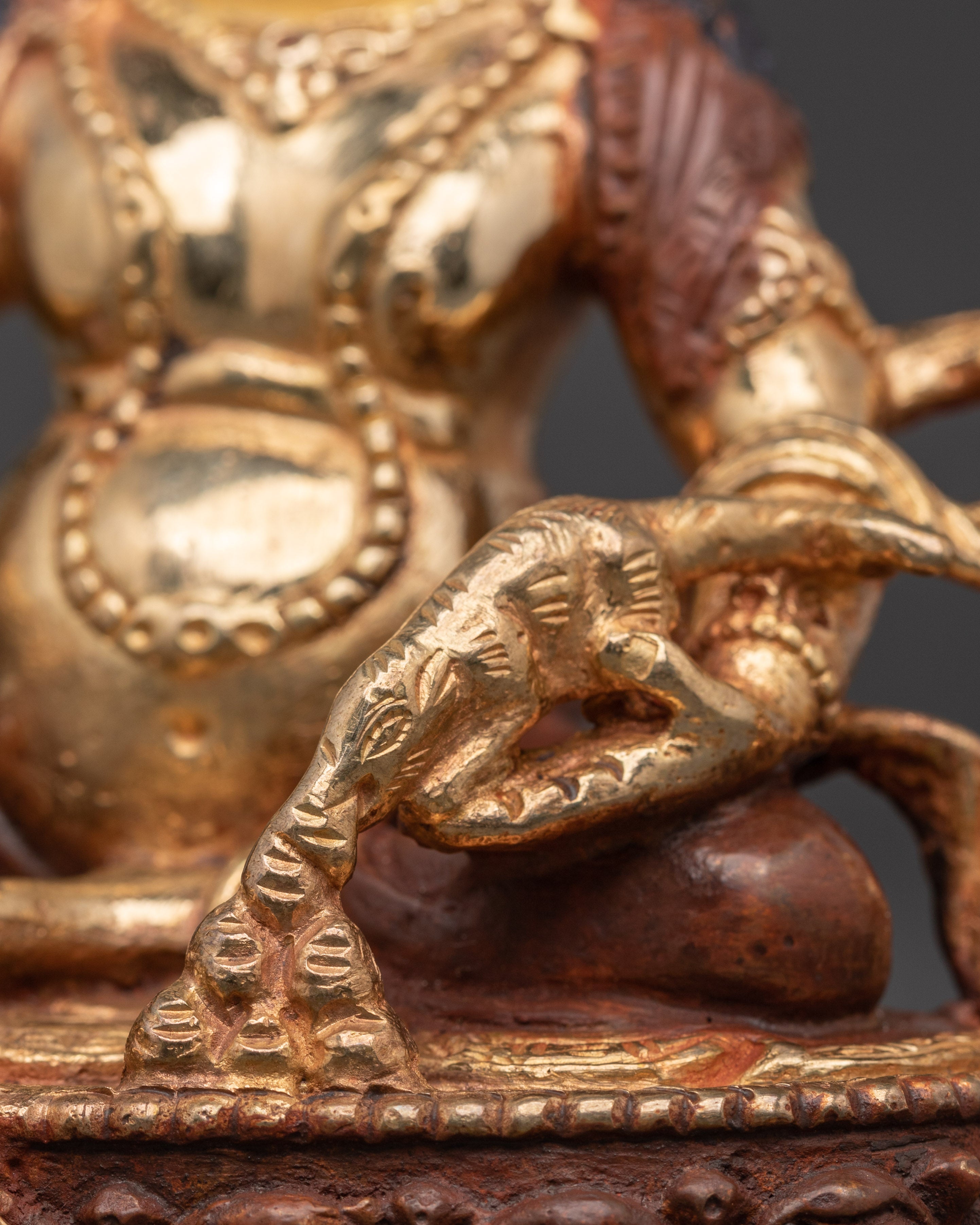 Handcrafted Dzambala Statue | Spiritual Prosperity Decor