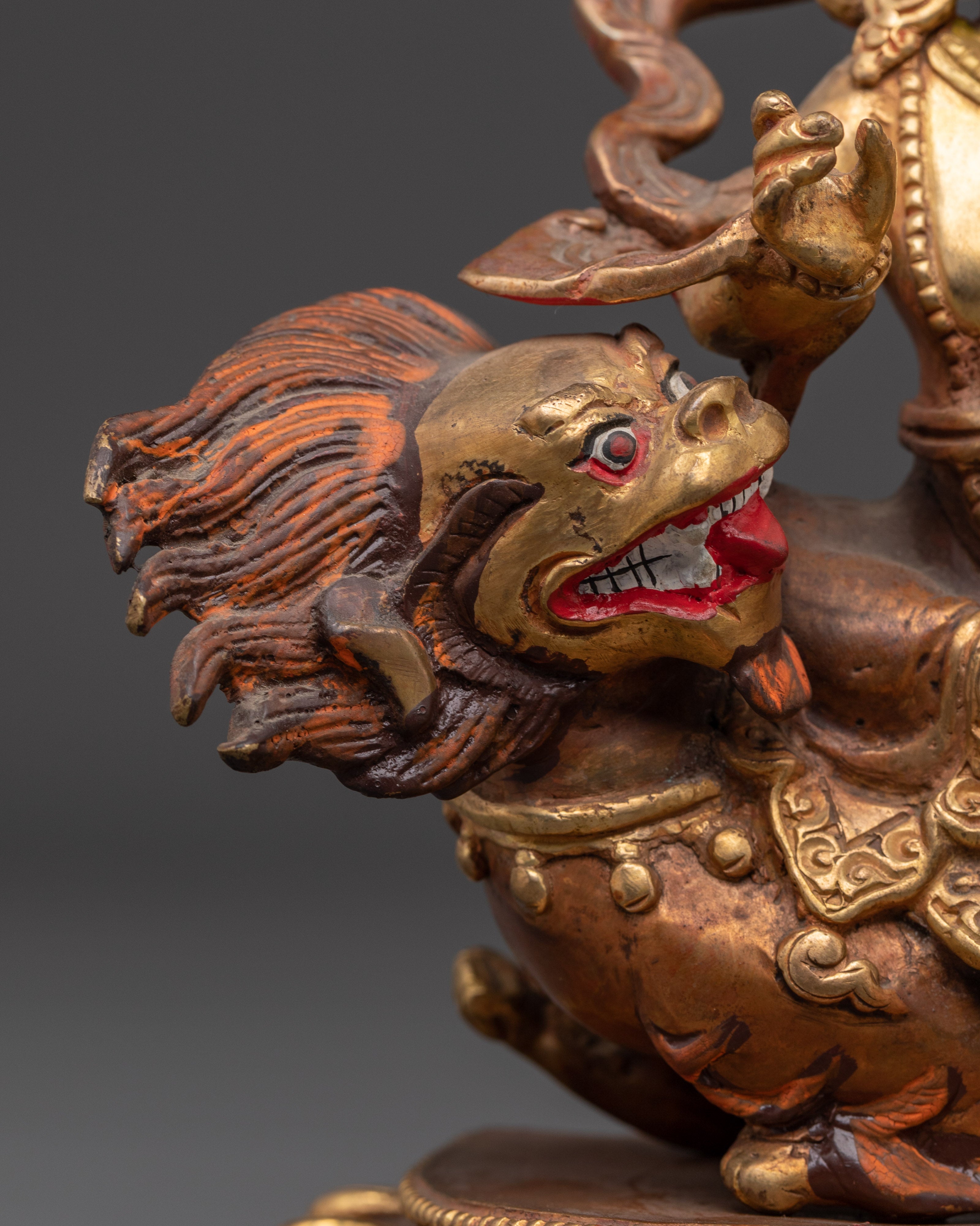 Wealth Deity Namtoshe Copper Statue | Symbol of Prosperity and Protection