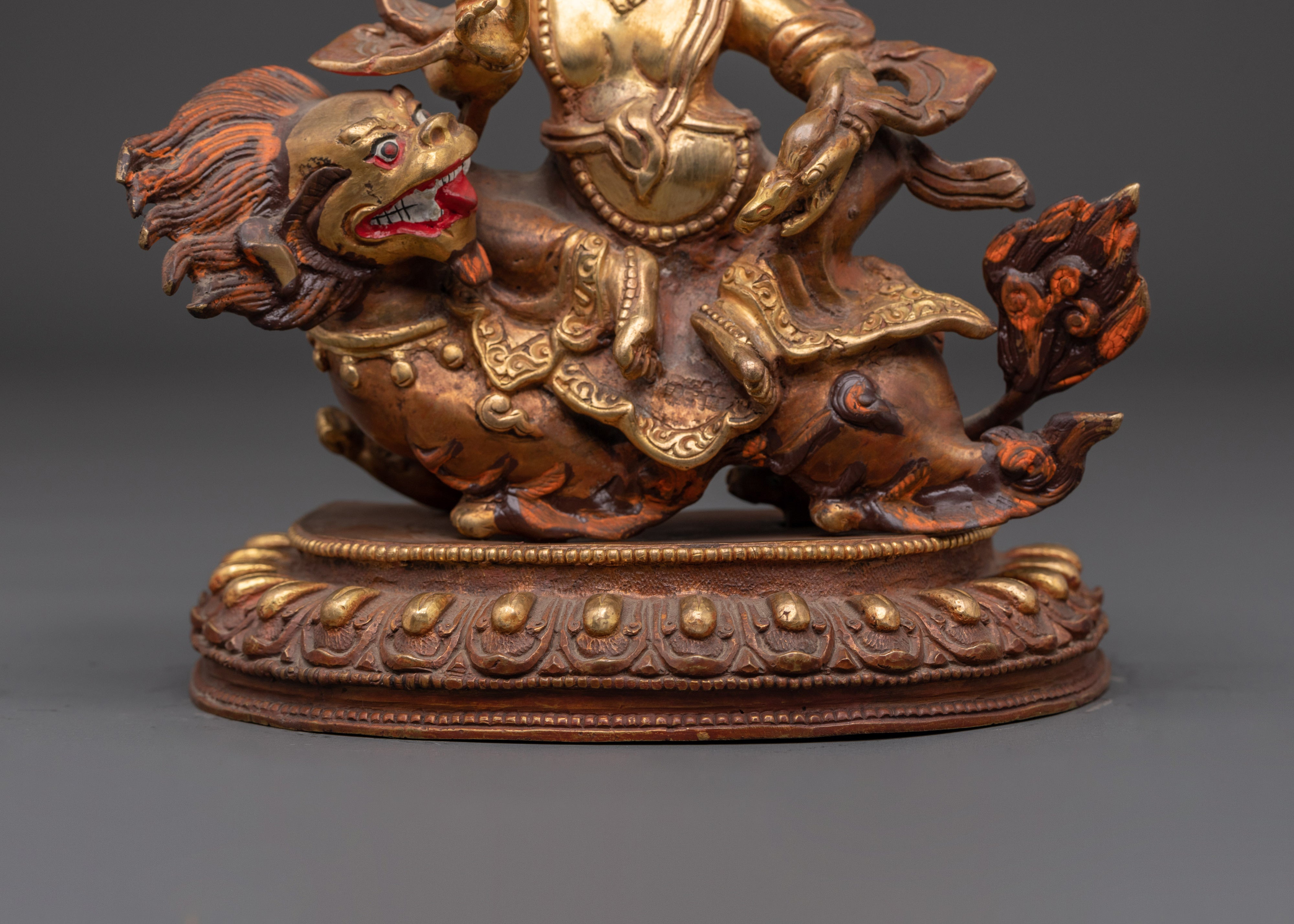 Wealth Deity Namtoshe Copper Statue | Symbol of Prosperity and Protection
