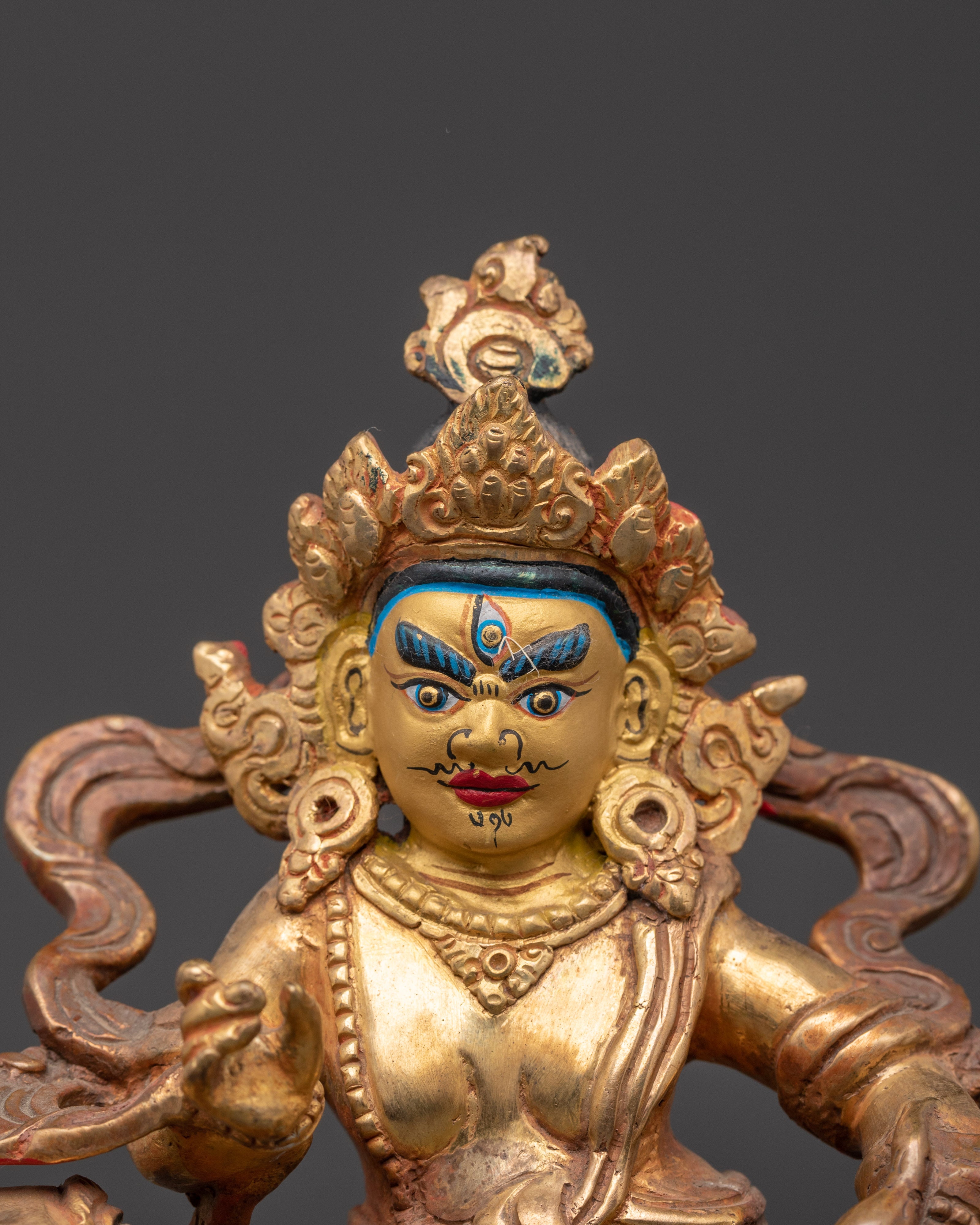 Wealth Deity Namtoshe Copper Statue | Symbol of Prosperity and Protection
