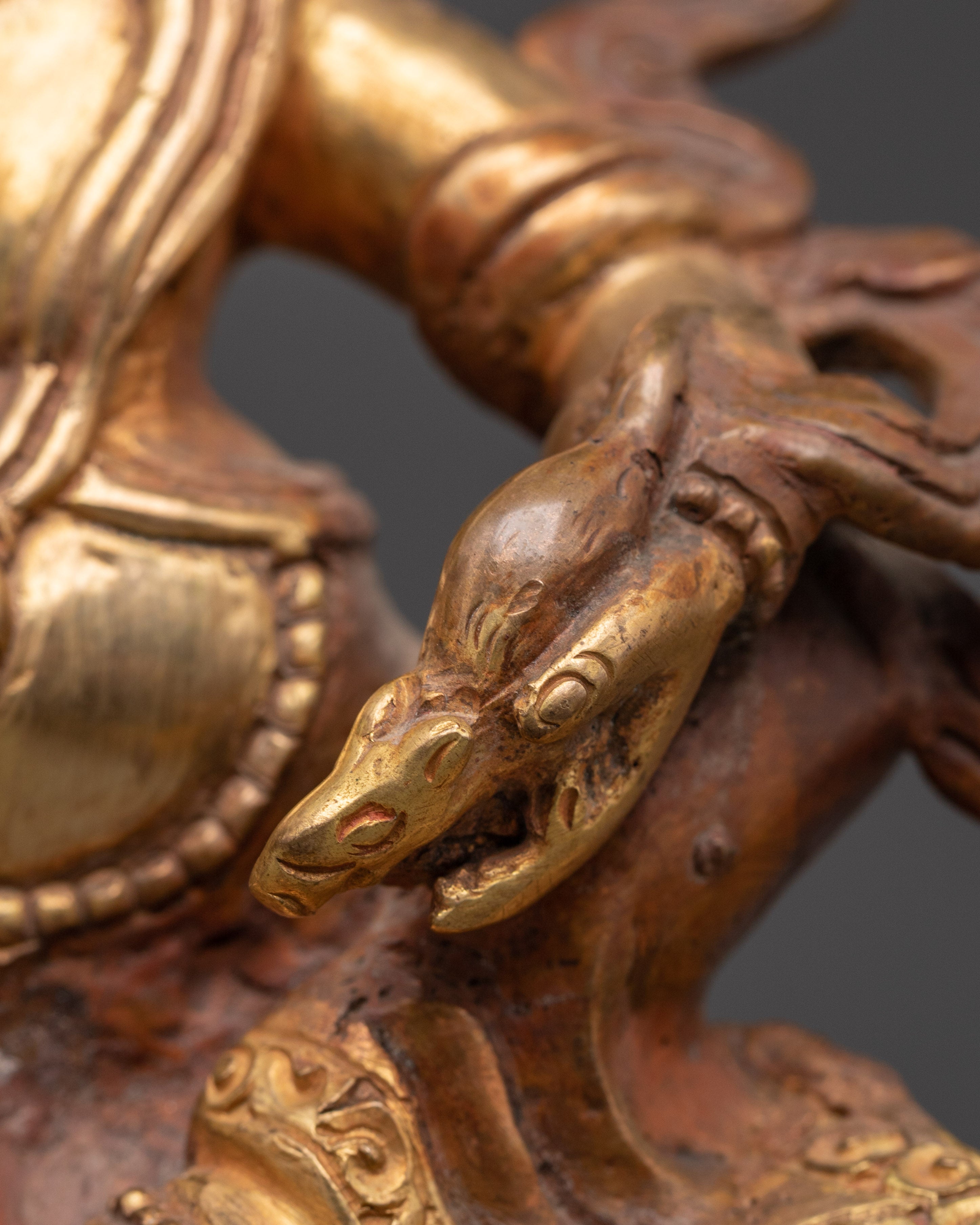 Wealth Deity Namtoshe Copper Statue | Symbol of Prosperity and Protection