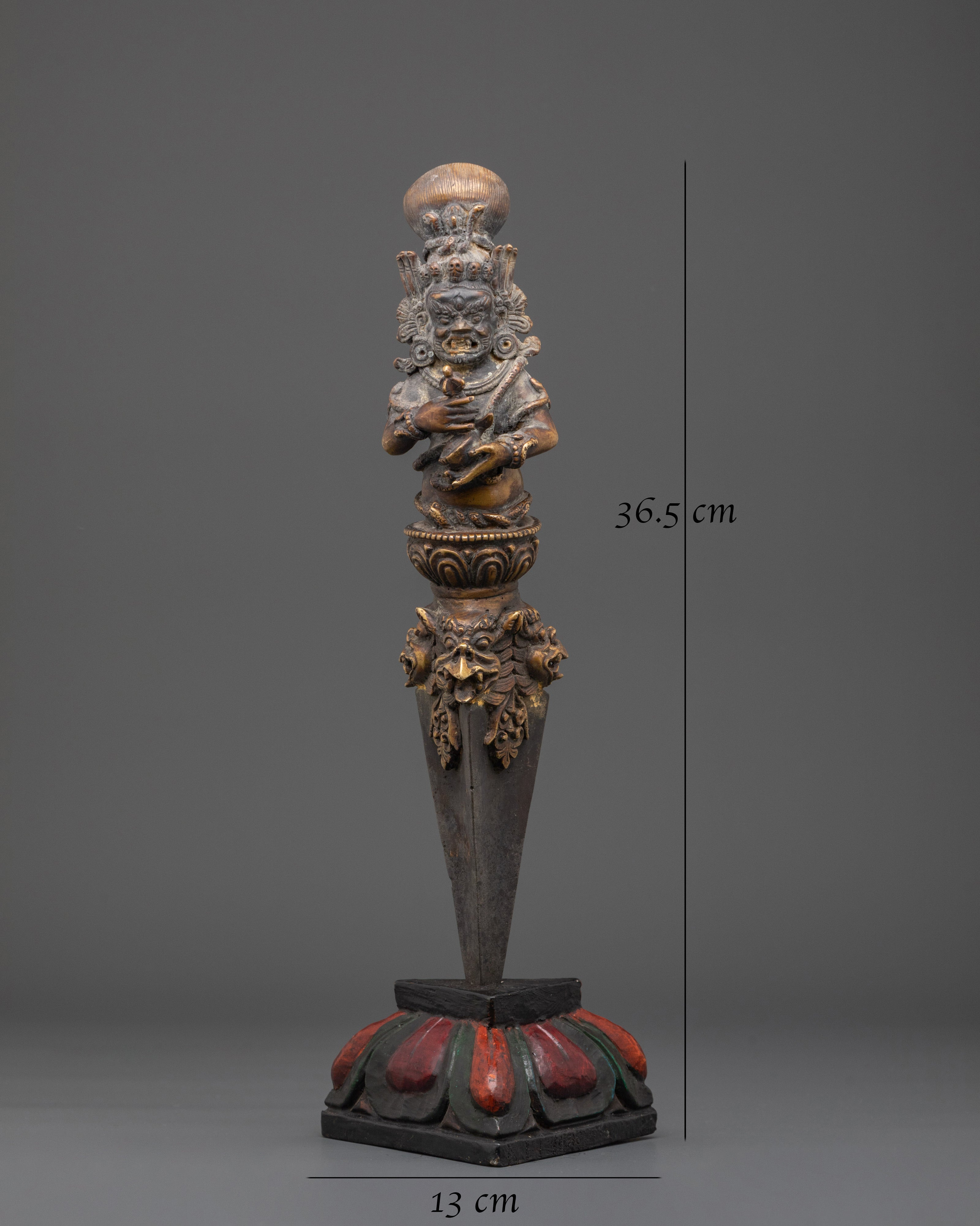 Sacred Ceremonial Ritual Dagger Phurba | Tibetan Tantric Tool
