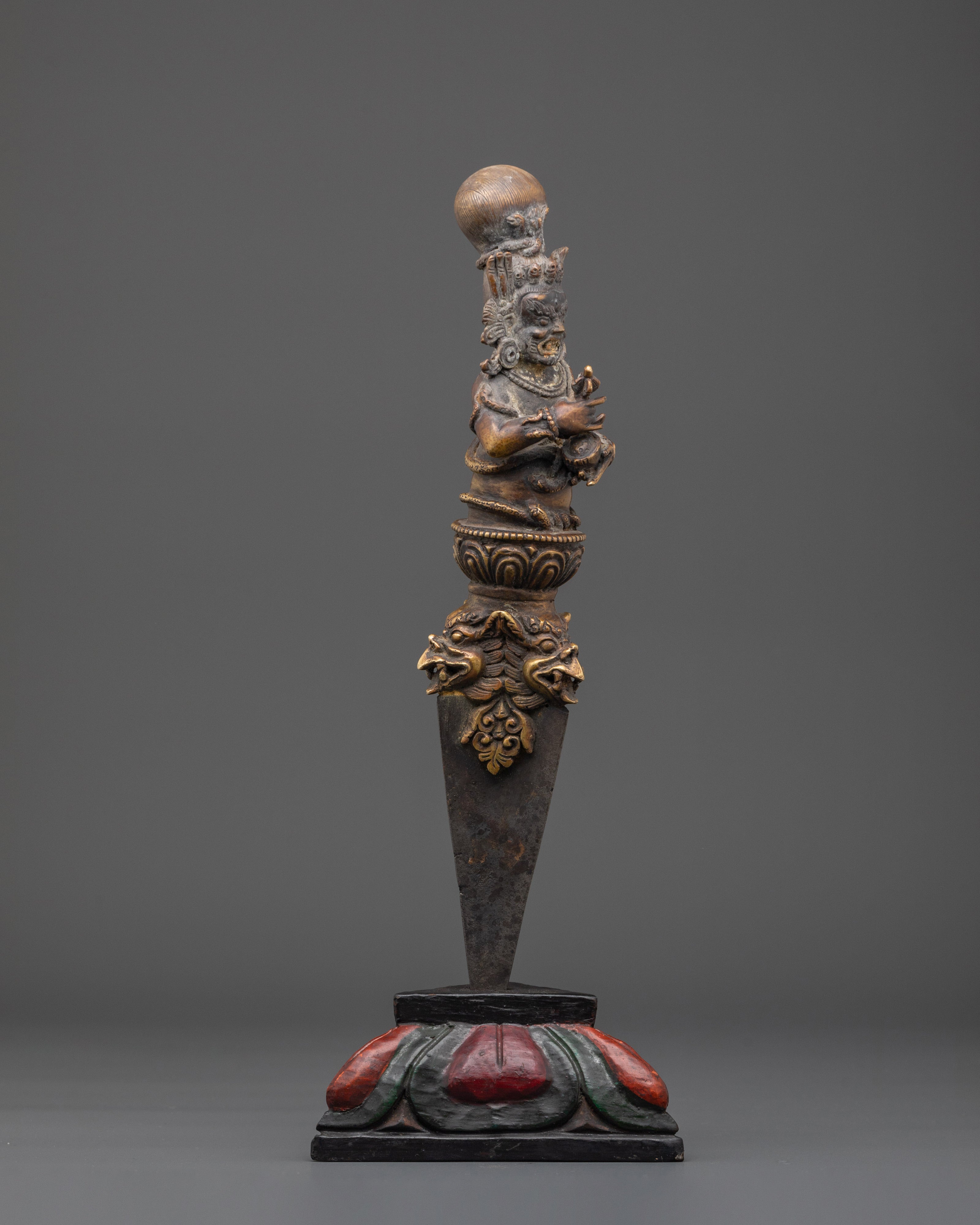 Sacred Ceremonial Ritual Dagger Phurba | Tibetan Tantric Tool