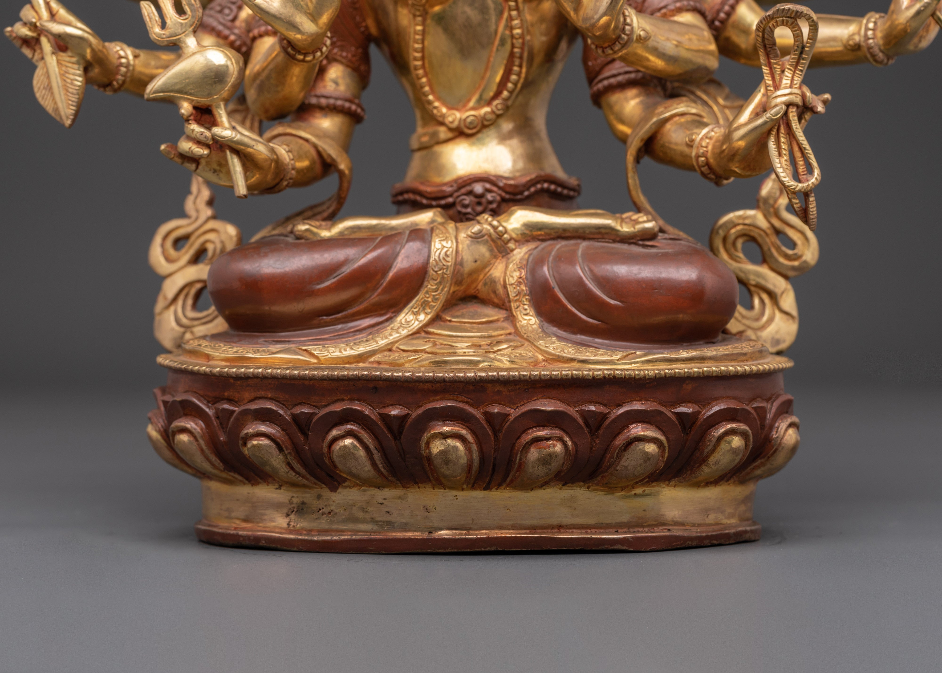 Sacred Dukar White Umbrella Deity Sculpture | Tibetan Buddhist Statue for Protection
