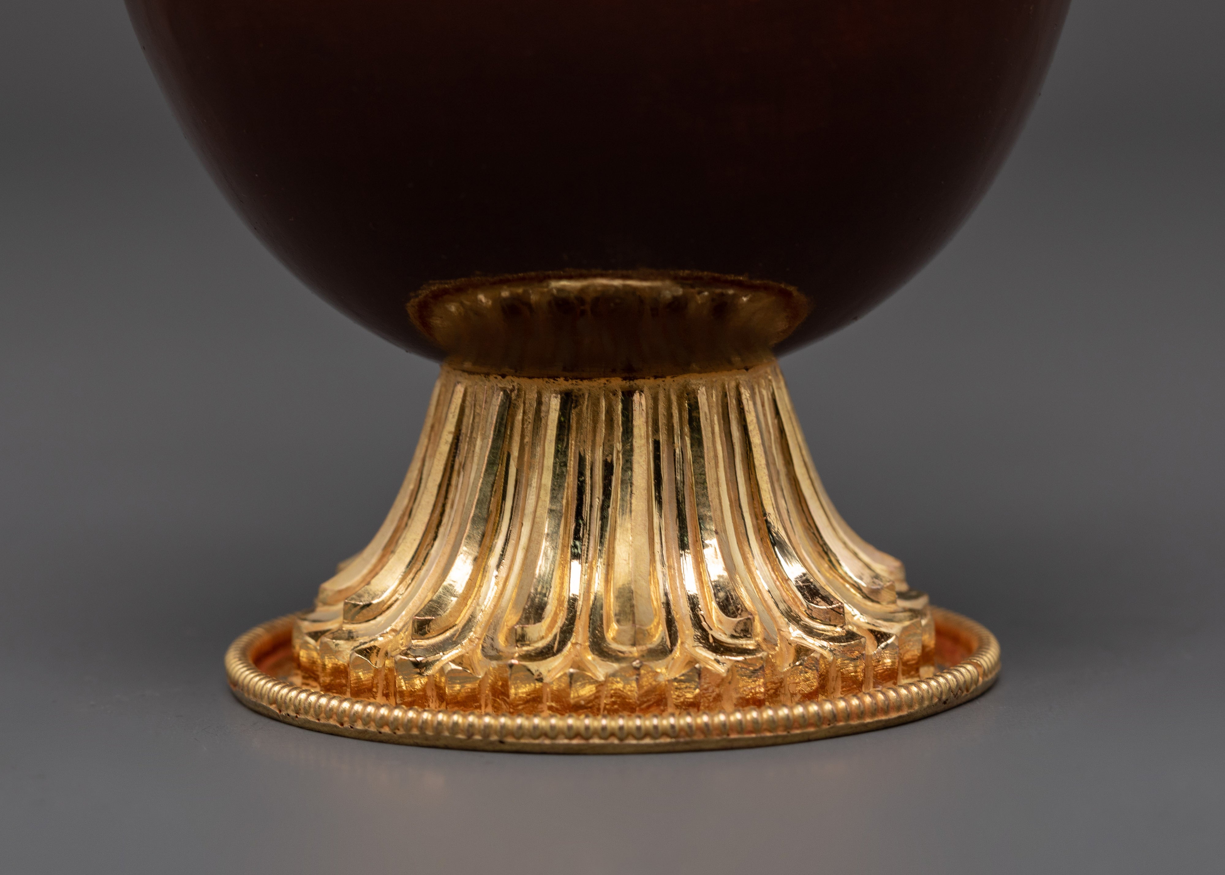 Handmade Tibetan Buddhist Ritual Bhumba Set | Sacred Offering Vessel