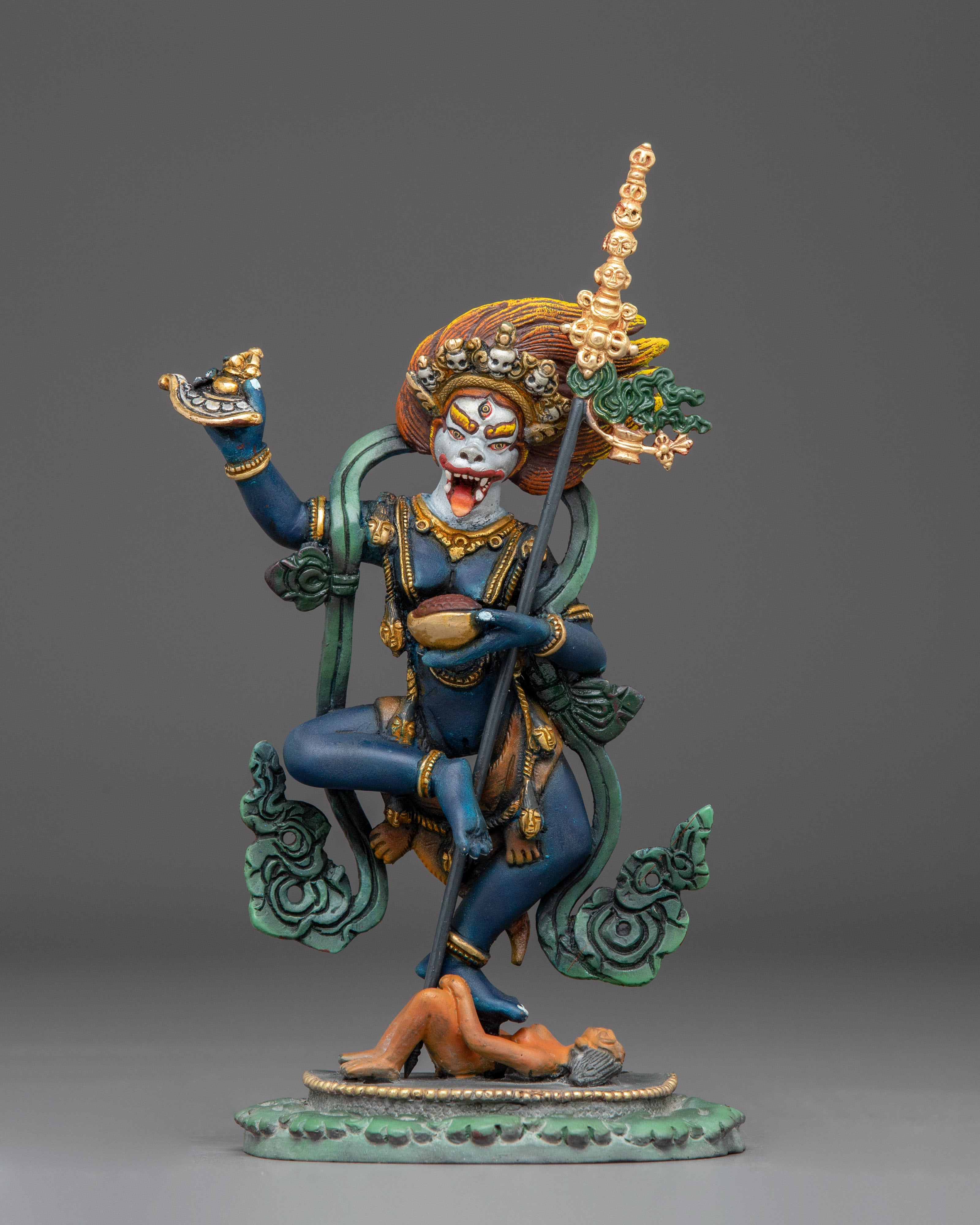 Statue of Simhamukha | Lion-Faced Dakini