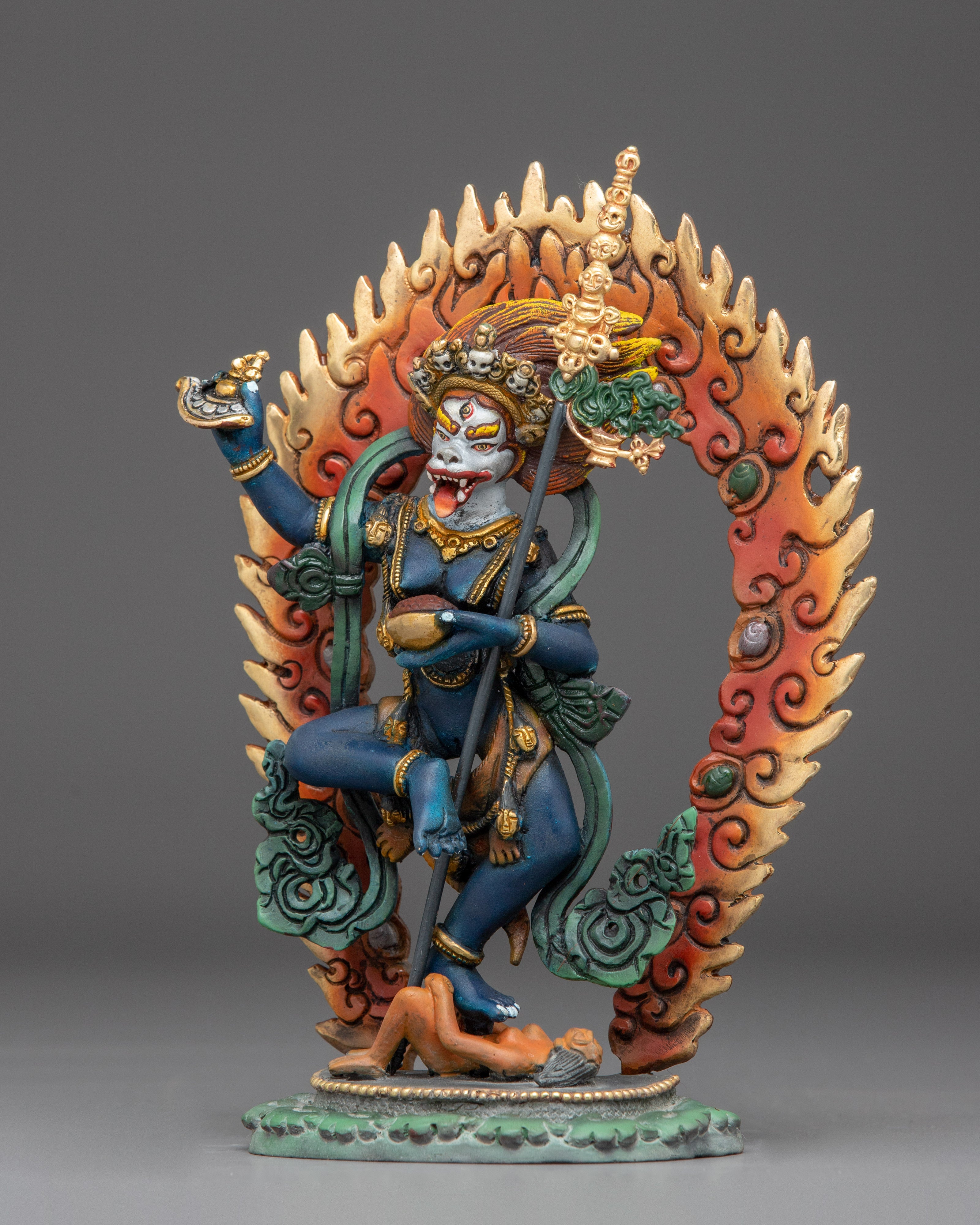 Statue of Simhamukha | Lion-Faced Dakini