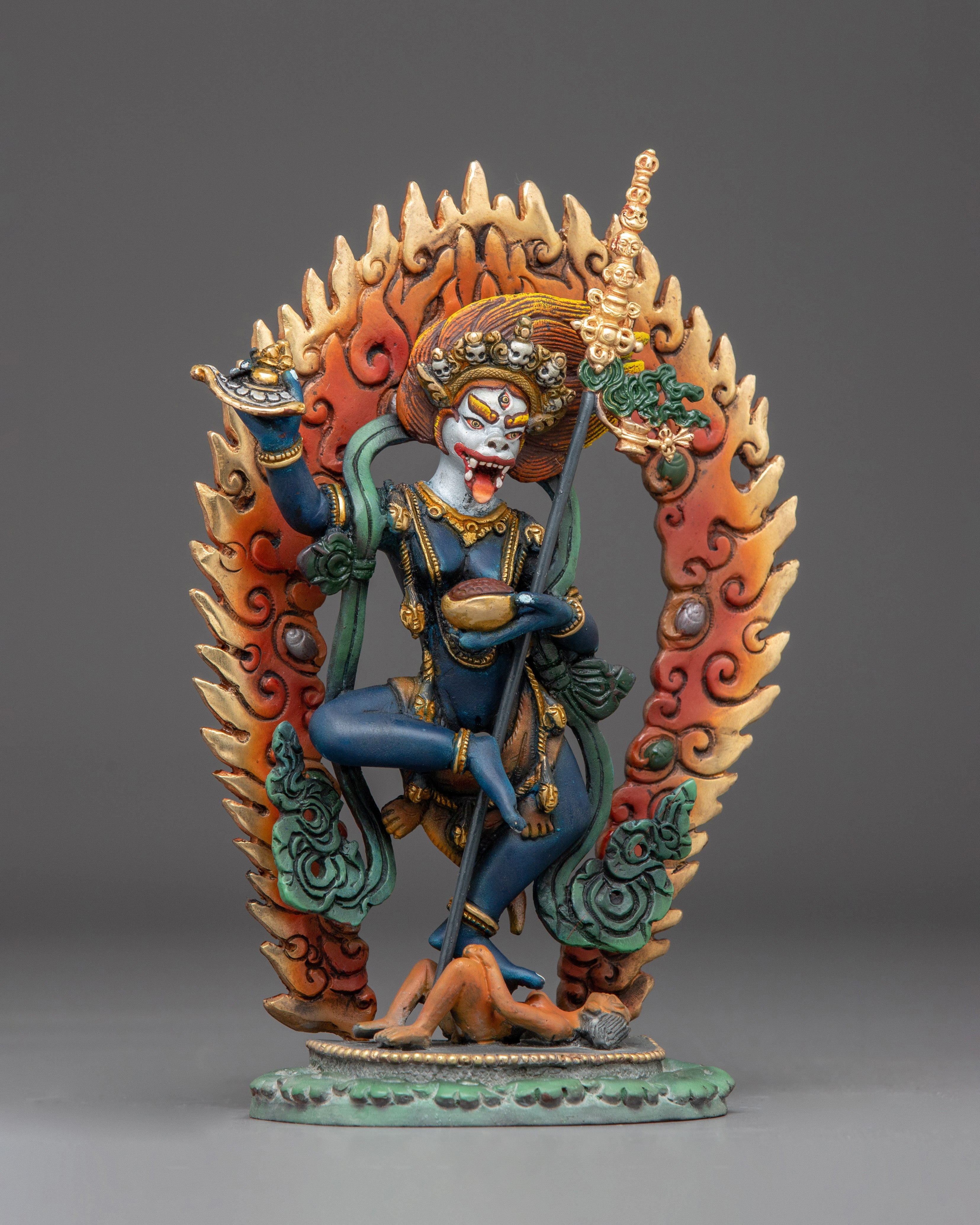 Statue of Simhamukha | Lion-Faced Dakini