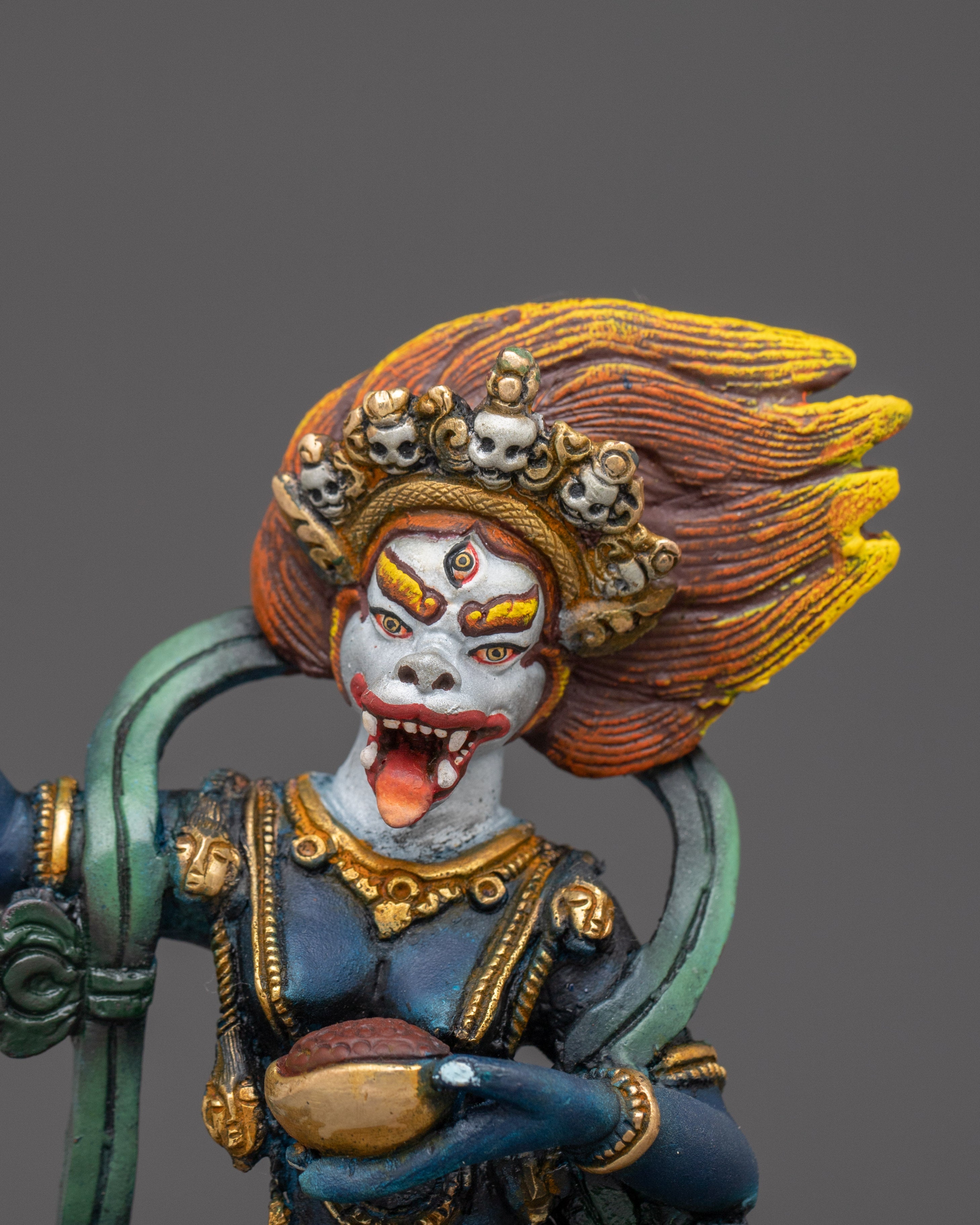 Statue of Simhamukha | Lion-Faced Dakini