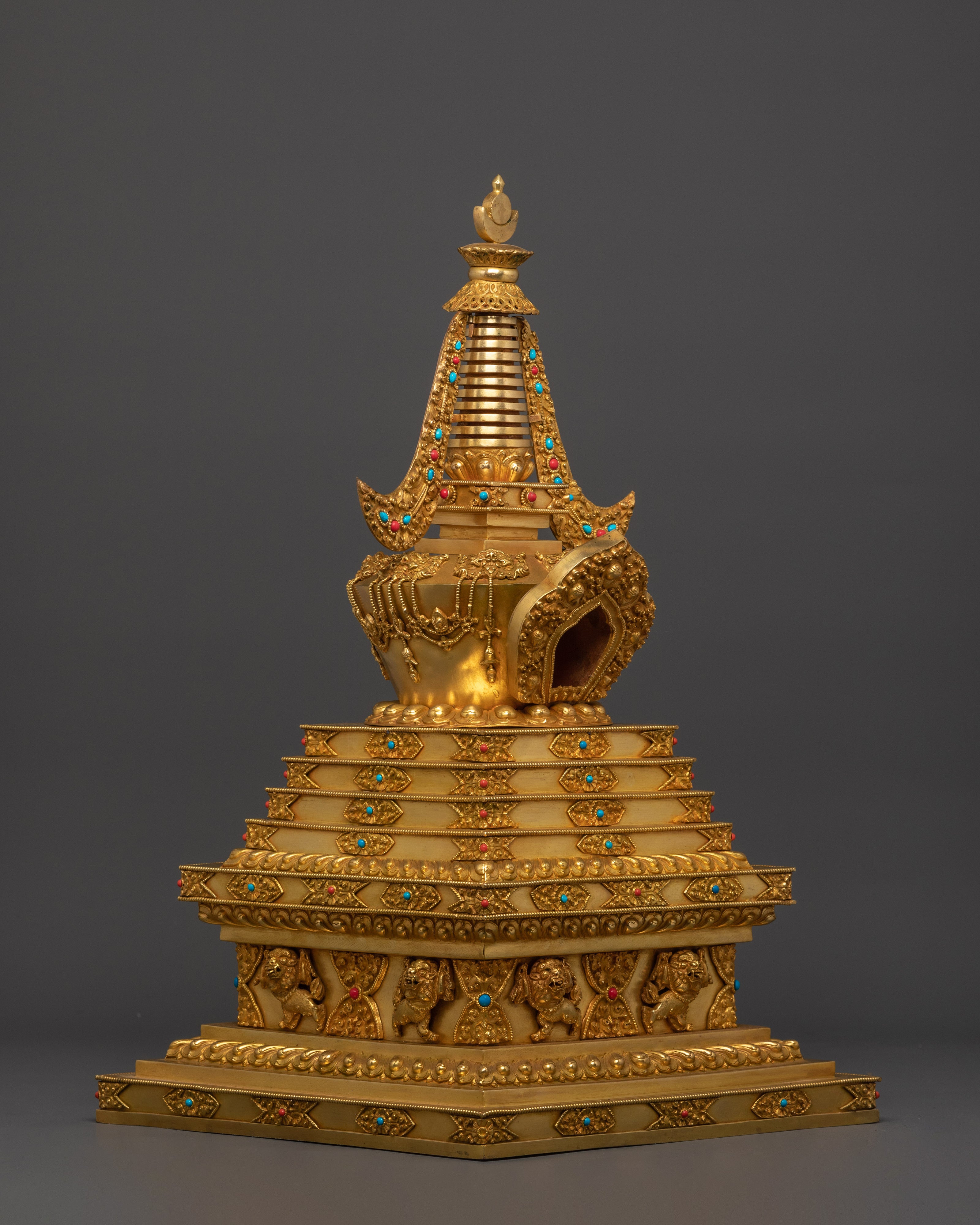 Sacred Tibetan Buddha Stupa | Spiritual Decor