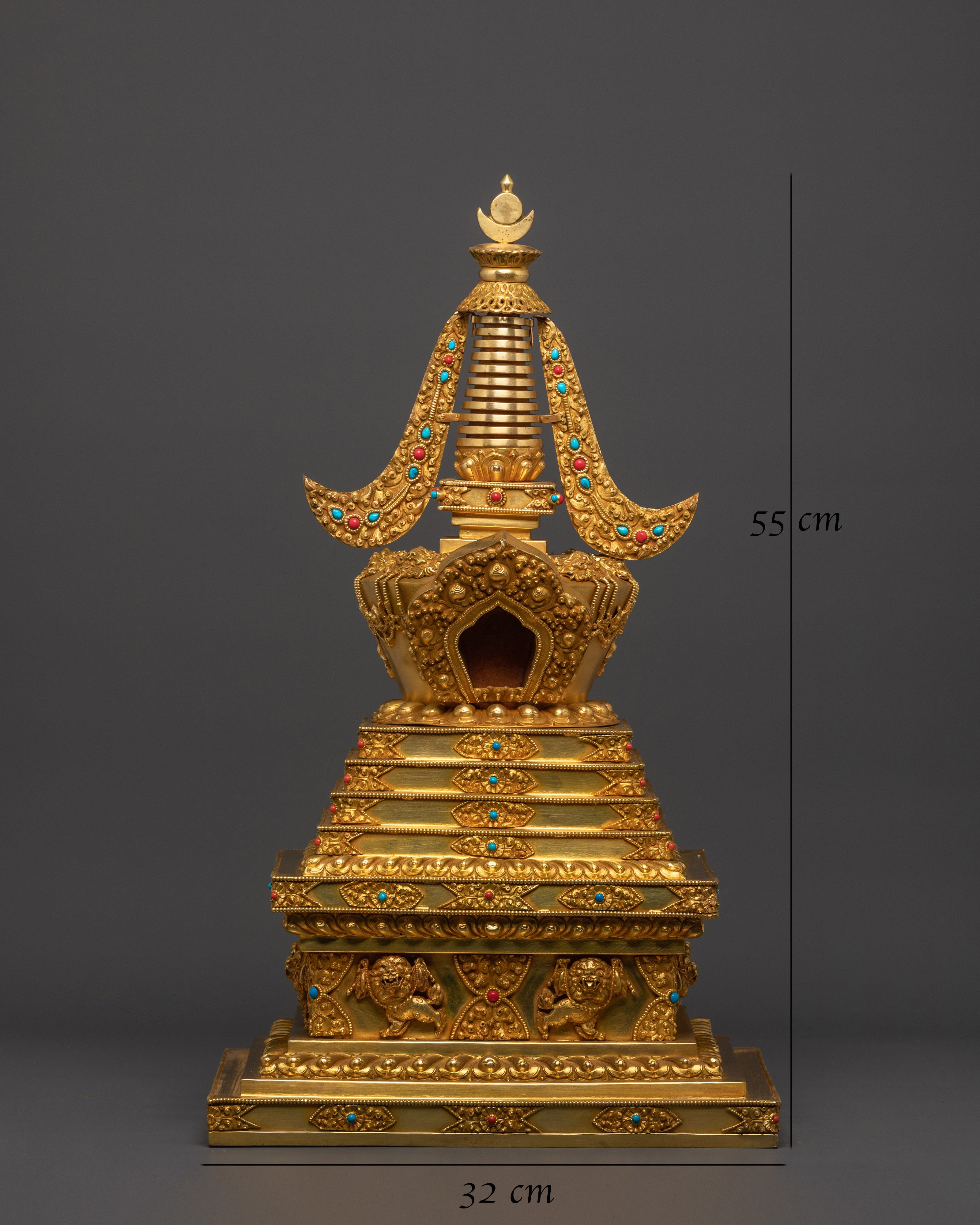 Sacred Tibetan Buddha Stupa | Spiritual Decor