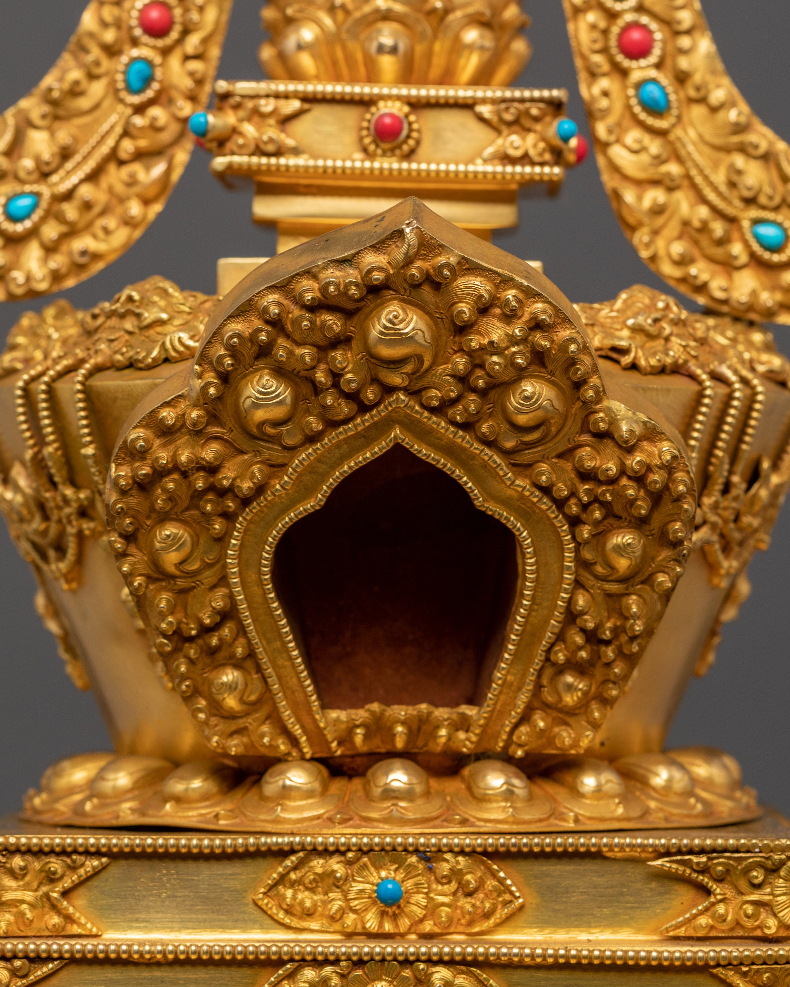 Sacred Tibetan Buddha Stupa | Spiritual Decor