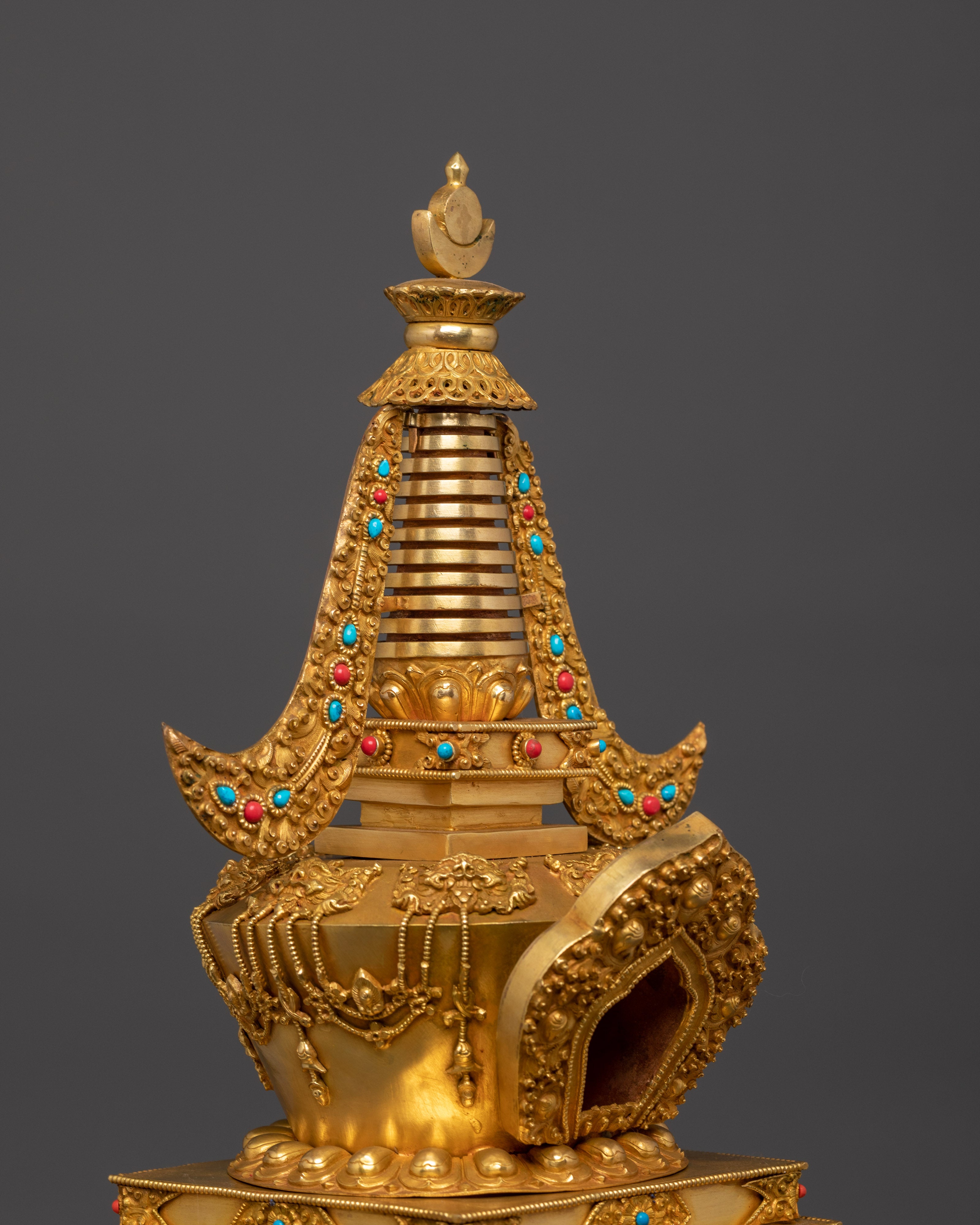 Sacred Tibetan Buddha Stupa | Spiritual Decor