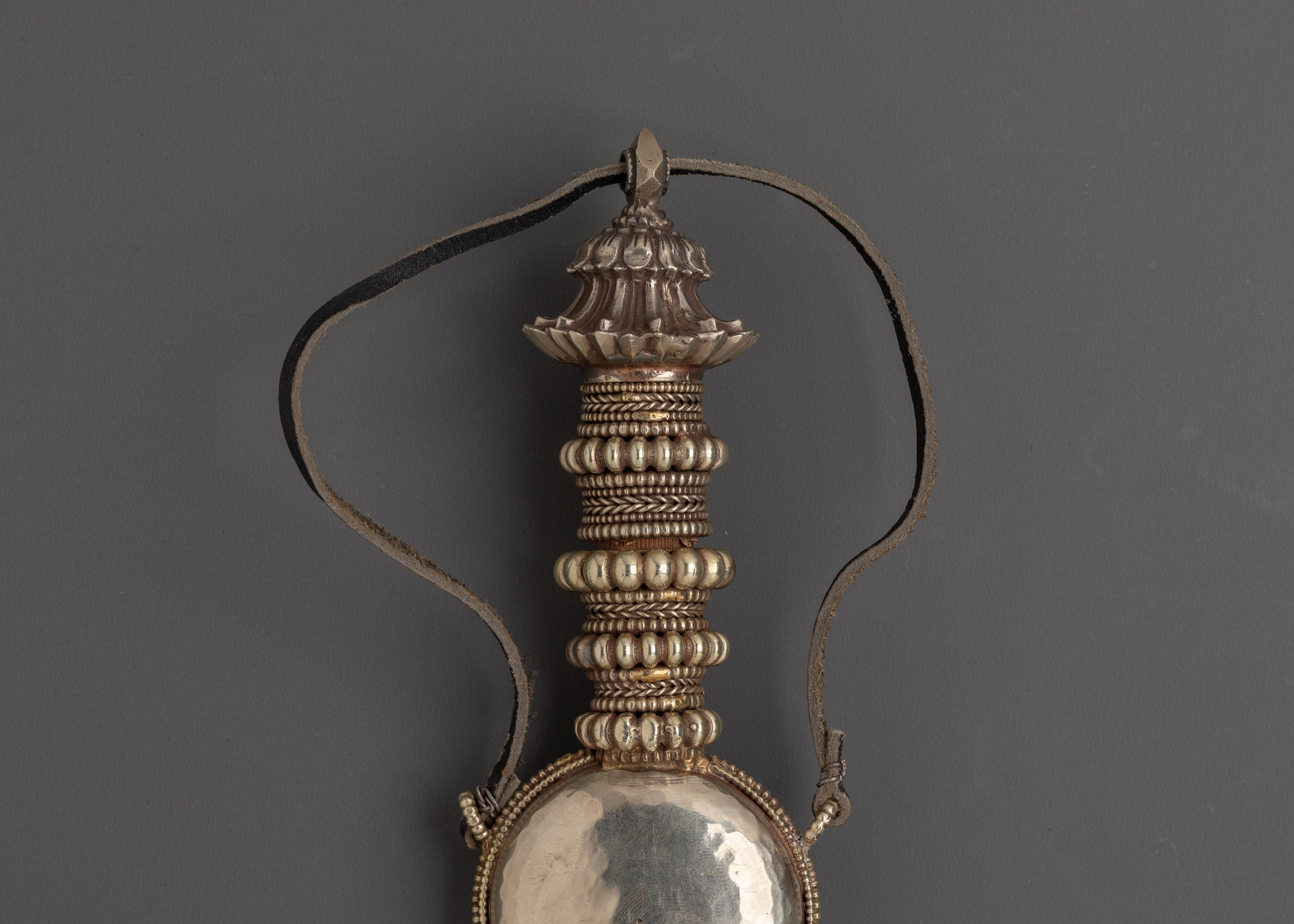 Traditional White Metal Snuff Bottle | Elegant Craftsmanship for Collectors