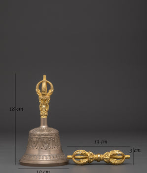 Tibetan Bell and Vajra Ritual Tools | Handcrafted Brass & Bronze Meditation Artifacts