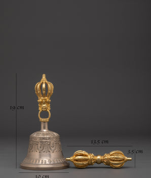 Buddhist Traditional Bell and Vajra | Sacred Ritual Instruments