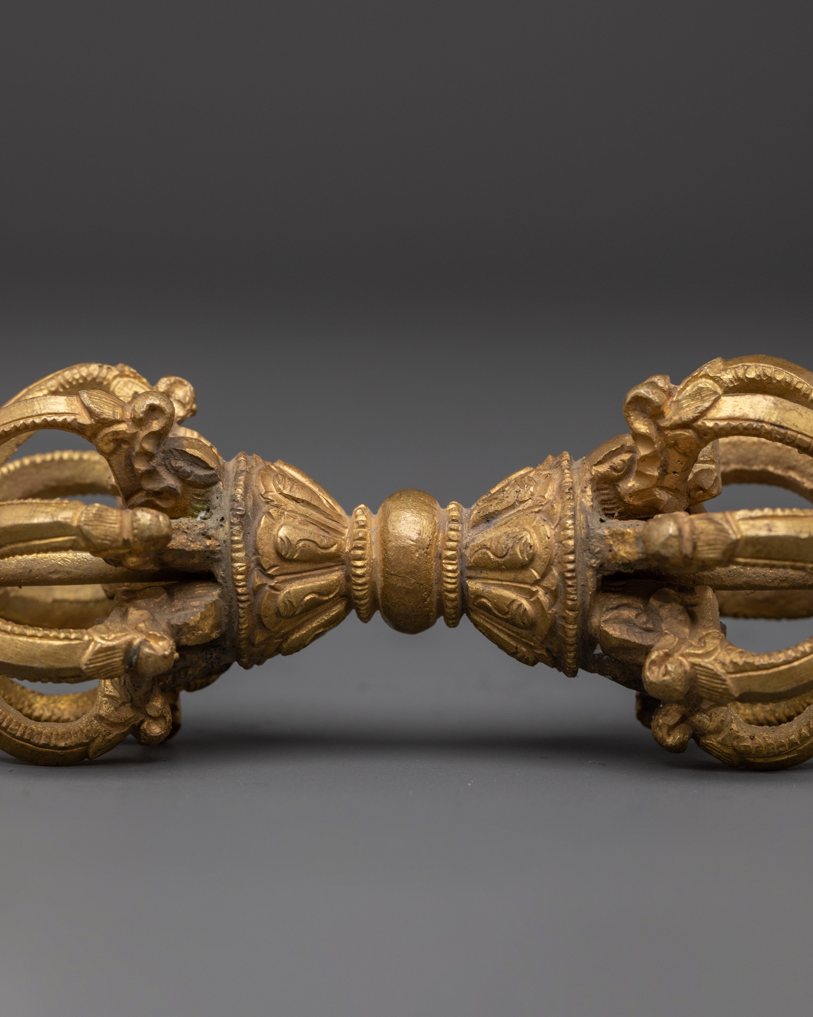 Spiritual Bell and Vajra Set | Sacred Bronze & Brass Ritual Tools