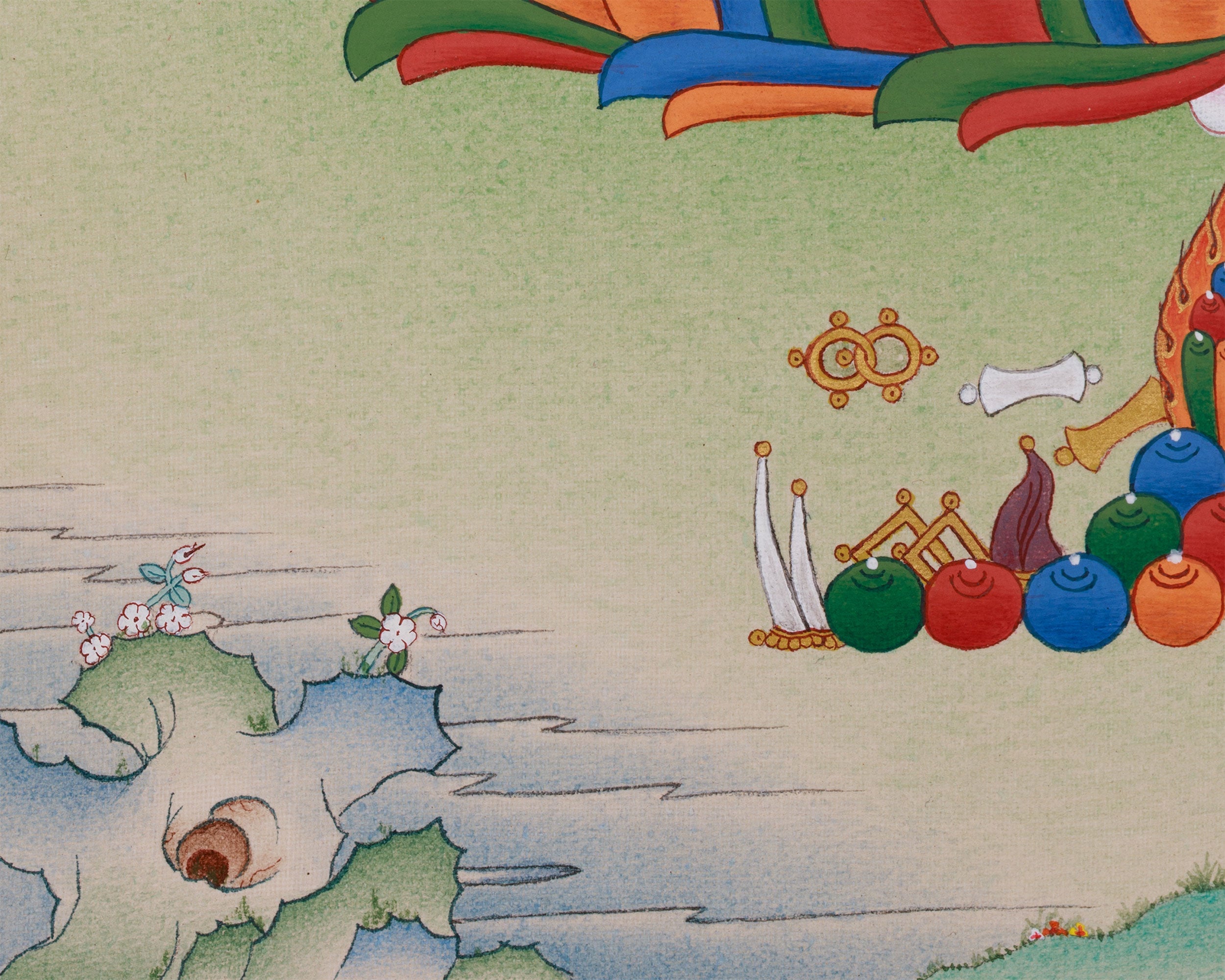Buddha Vajradhara Painting | Primordial Buddha of Tantric